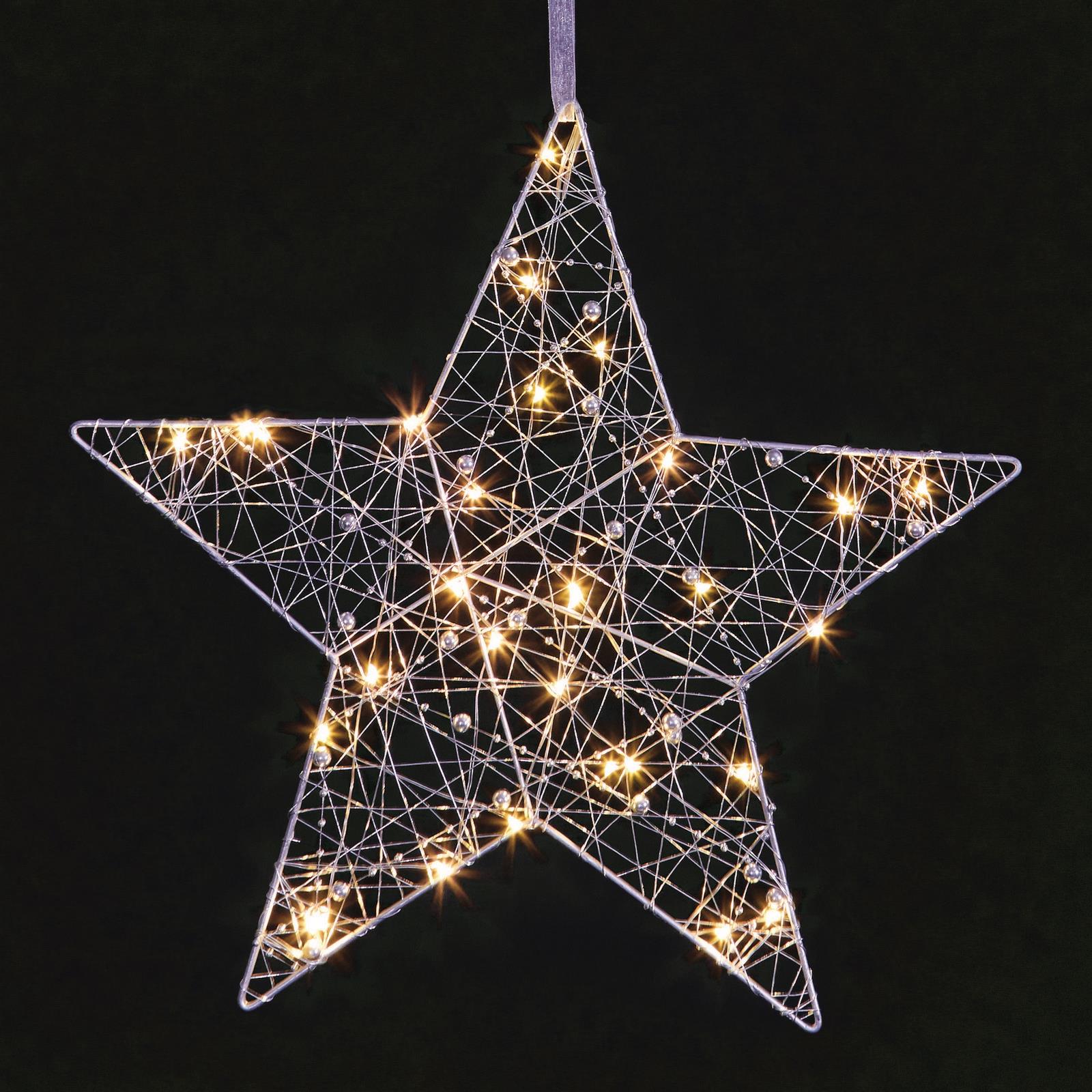 UK-Gardens 38cm Flat Silver Christmas Hanging Decoration 30 WW BO 4 Styles UK-Gardens 38cm Flat Silver Christmas Hanging Decoration 30 WW BO 4 Styles