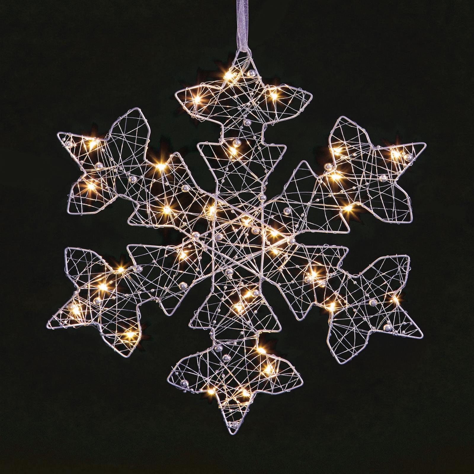 UK-Gardens 38cm Flat Silver Christmas Hanging Decoration 30 WW BO 4 Styles UK-Gardens 38cm Flat Silver Christmas Hanging Decoration 30 WW BO 4 Styles