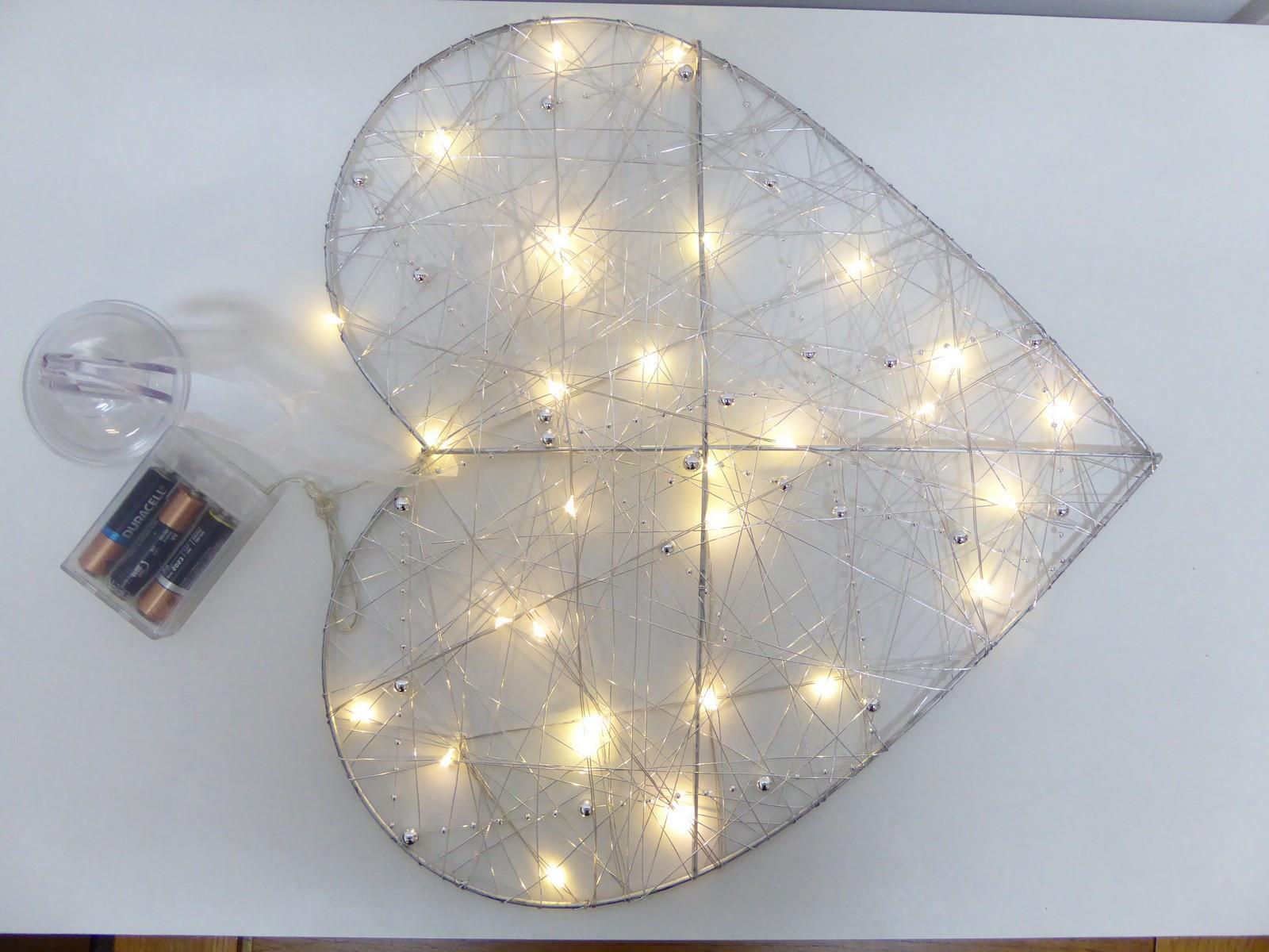 UK-Gardens 38cm Flat Silver Christmas Hanging Decoration 30 WW BO 4 Styles UK-Gardens 38cm Flat Silver Christmas Hanging Decoration 30 WW BO 4 Styles