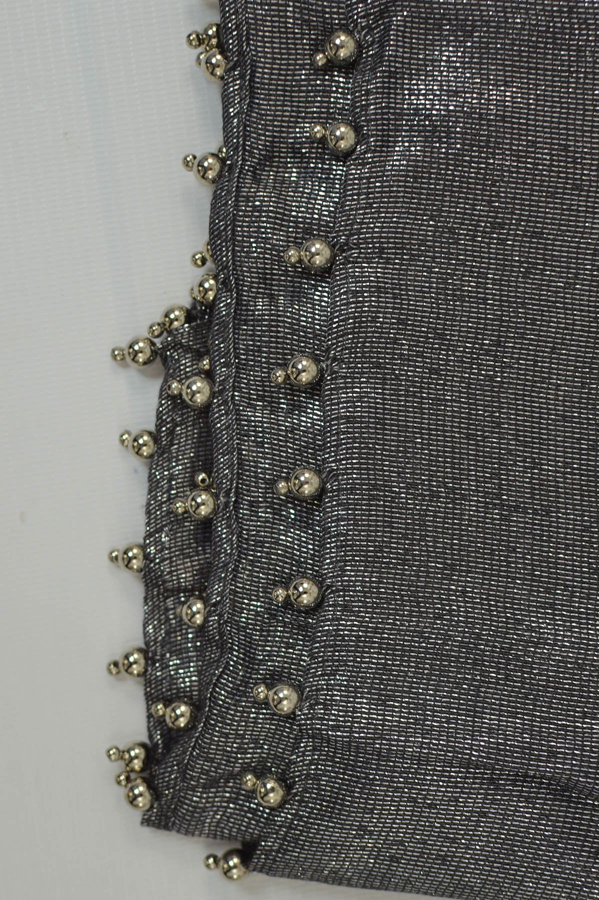 Lightweight Lurex Wrap Beaded Edge Evening Scarf in Gold Silver or Black