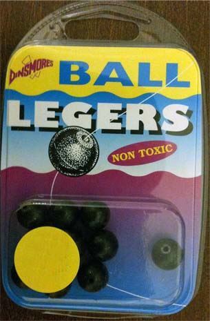 Coarse Fishing Weights Dinsmores Ball Legers