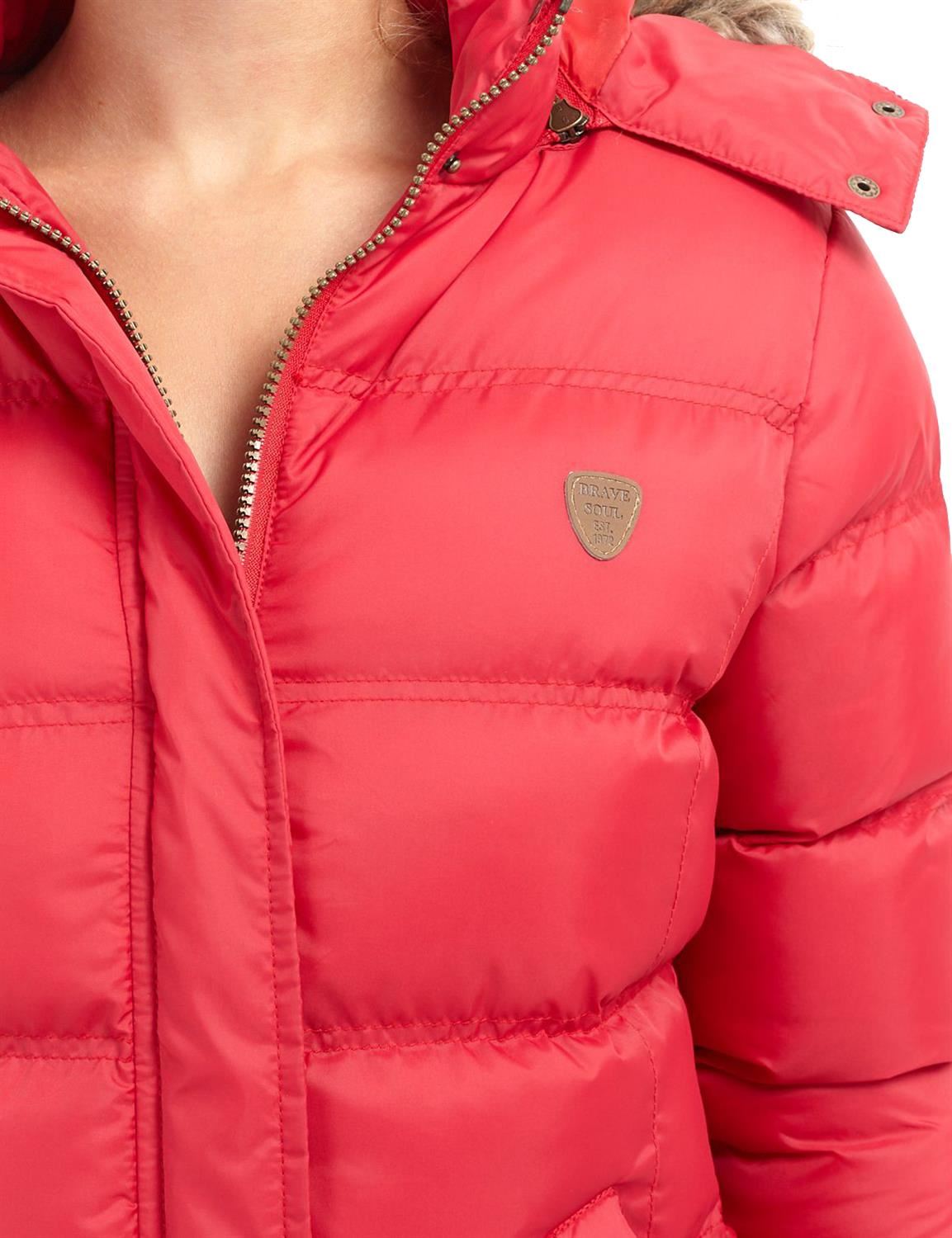 NV DONNA FINTA PELLICCIA CON CAPPUCCIO Imbottito Puffer Trapuntato Bomber Giacca Cappotto Hop