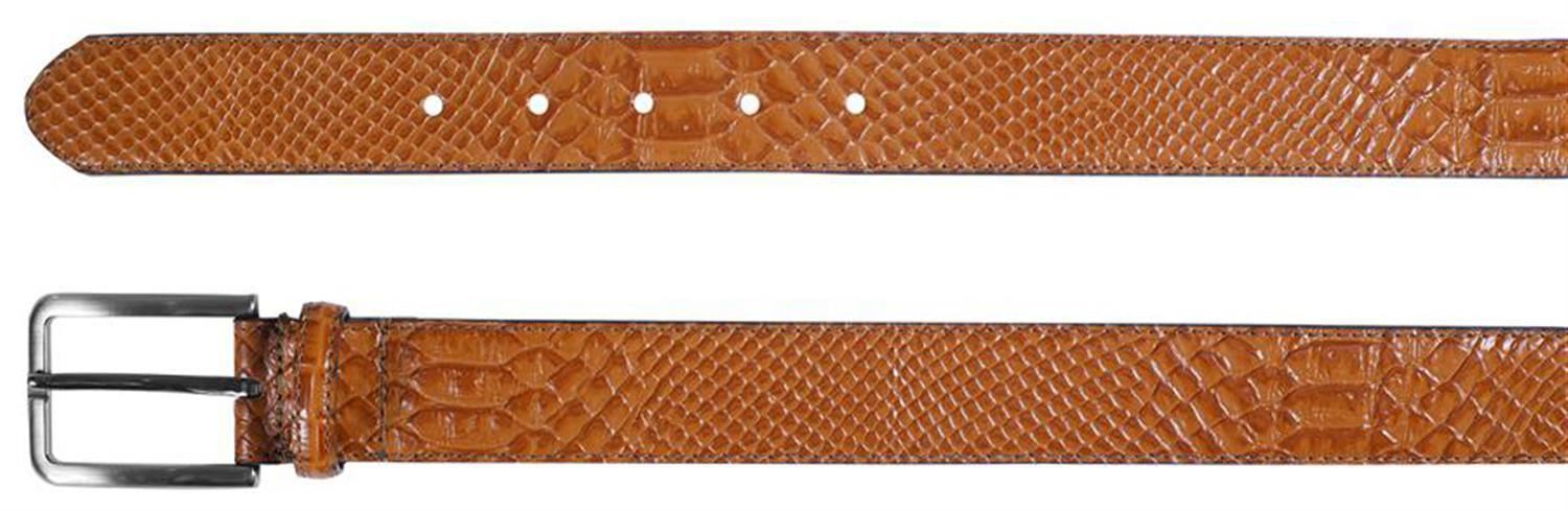 Mens Tan Textured 35 mm Wide Classic Genuine Leather Buckle Belts s-3xl