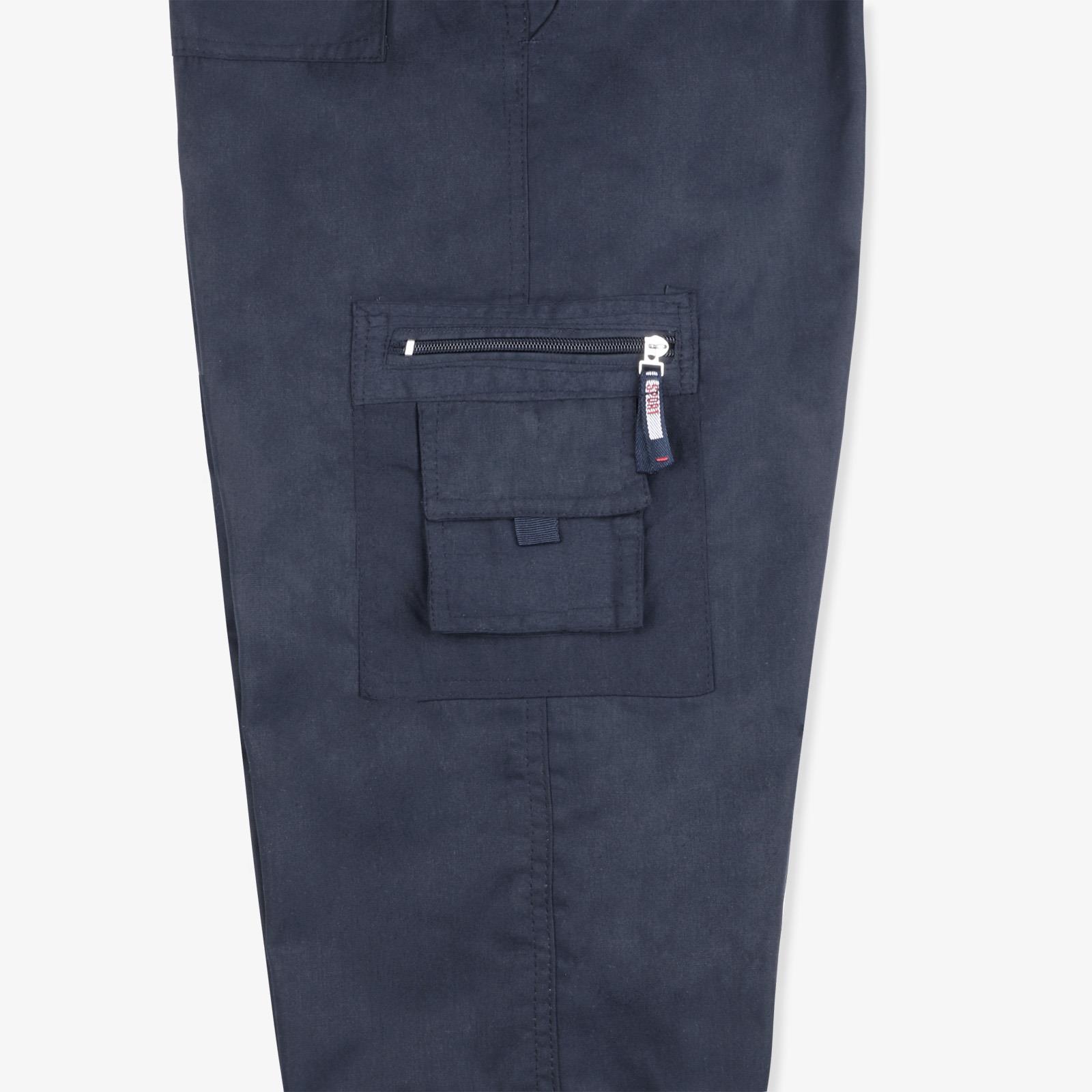 Mens Work Cargo Trousers Chinos Plain Casual Cotton Regular Combat Pants Pockets