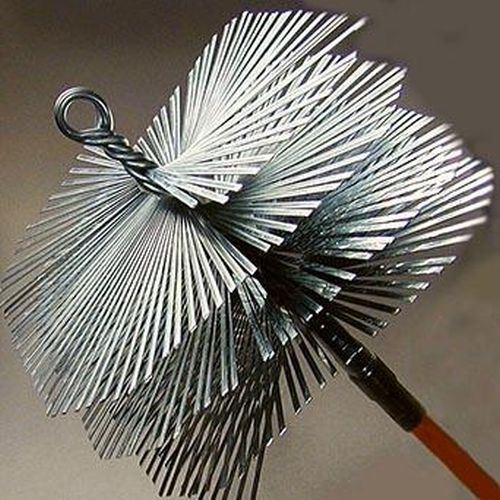 Worcester Master Sweep Flat Wire Chimney Brush 8/" 3//8/" Pipe Thread Standard