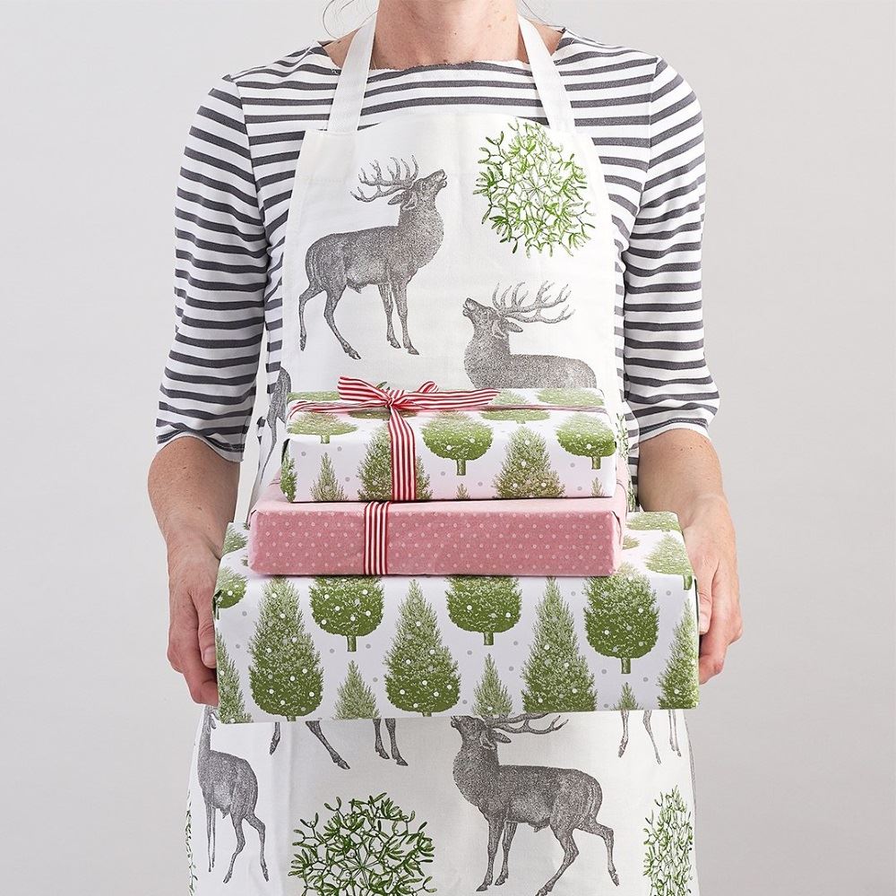 Thornback /& Peel Christmas Kitchen Apron in Various British Designs Cotton
