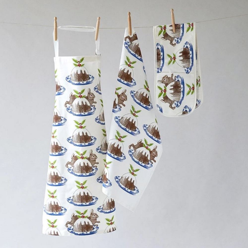 Thornback /& Peel Christmas Kitchen Apron in Various British Designs Cotton
