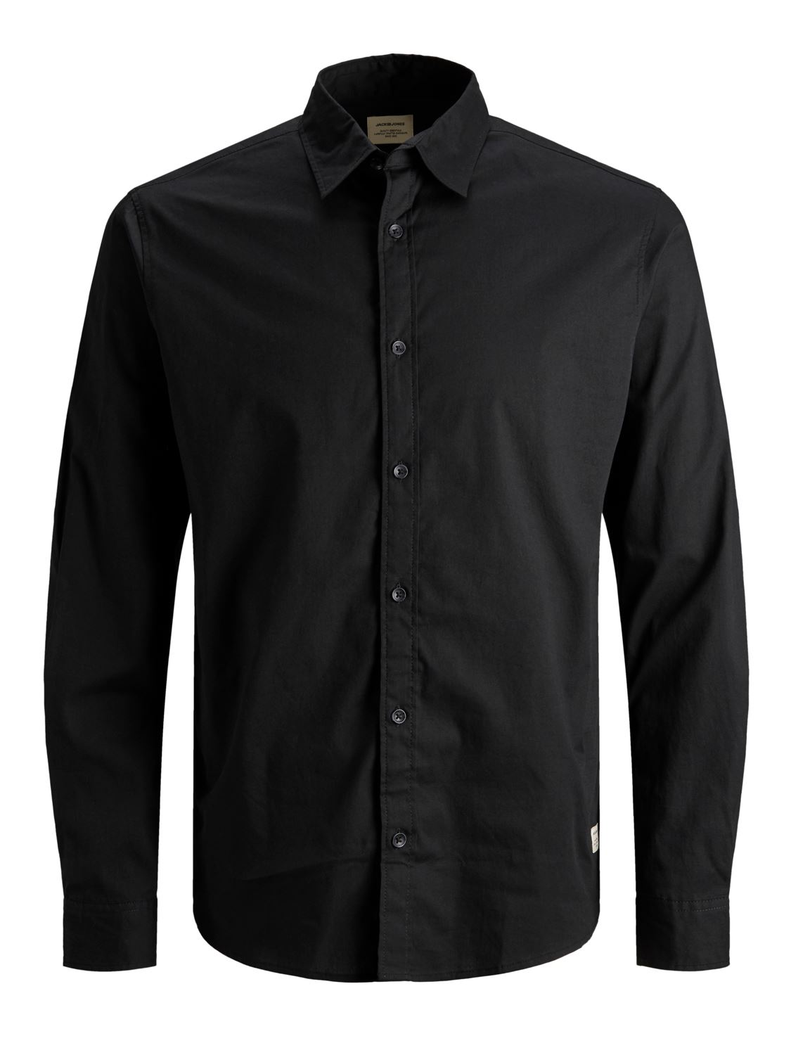 Mens Formal Shirts Jack /& Jones Long Sleeve Button Up Plain Office Work Shirt