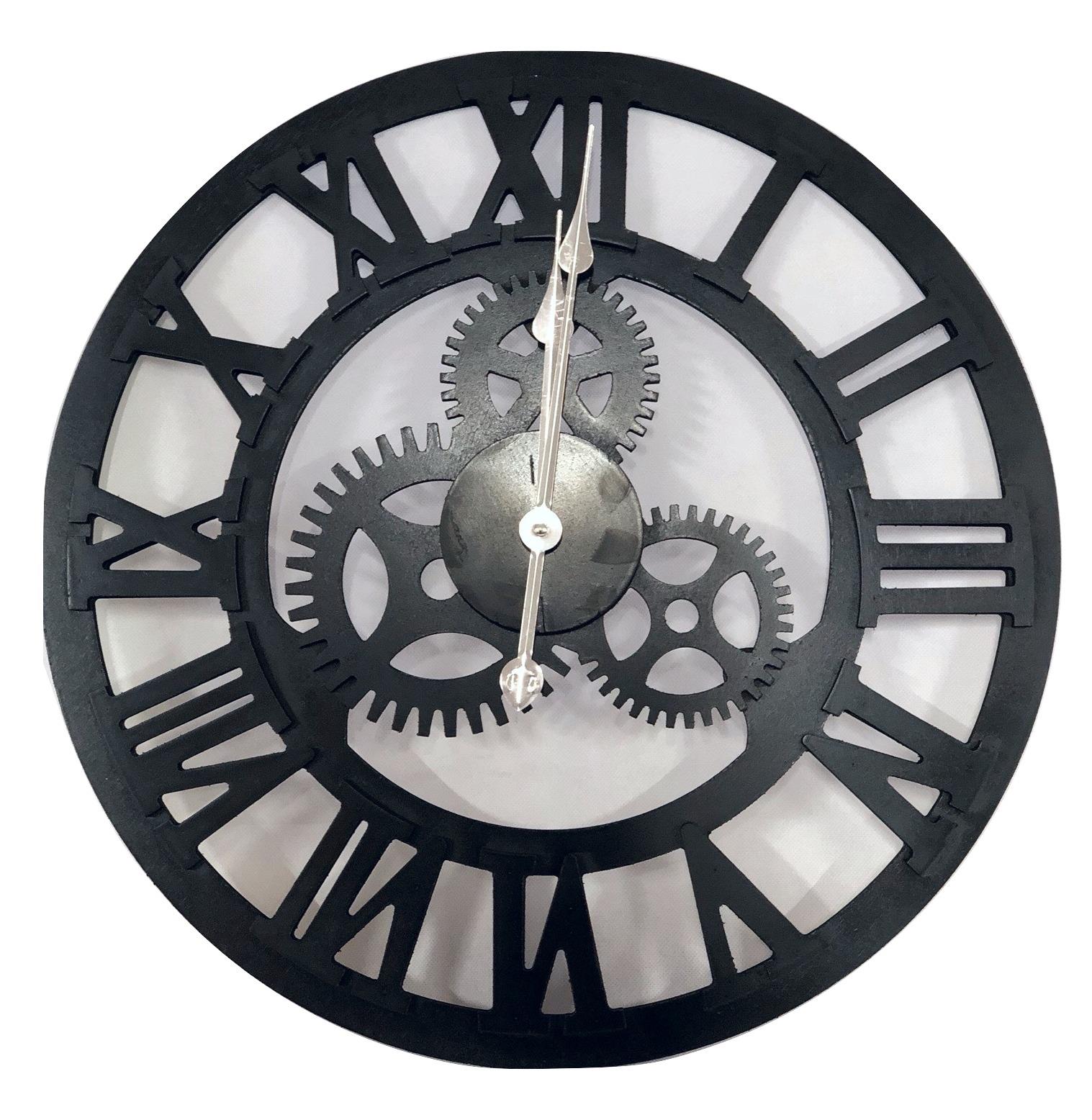 Clocks EXTRA LARGE ROMAN NUMERALS SKELETON 40/60CM WALL CLOCK BIG GIANT