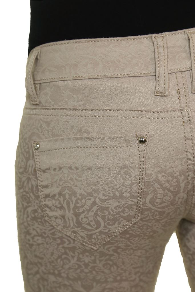Damas Elastizadas Cintura Baja Relieve rebaño ajuste apretado Jeans 6-14