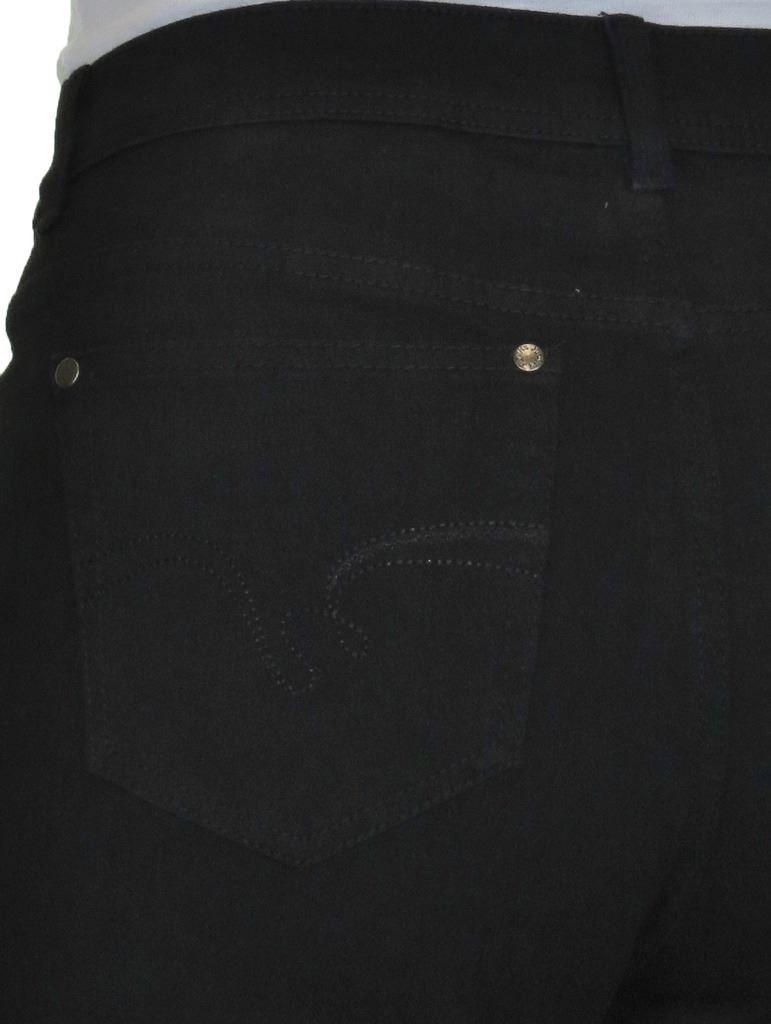 Donna Taglie Forti Vita Alta Gamba Dritta Jeans Stretch Tinta Unita 14-24