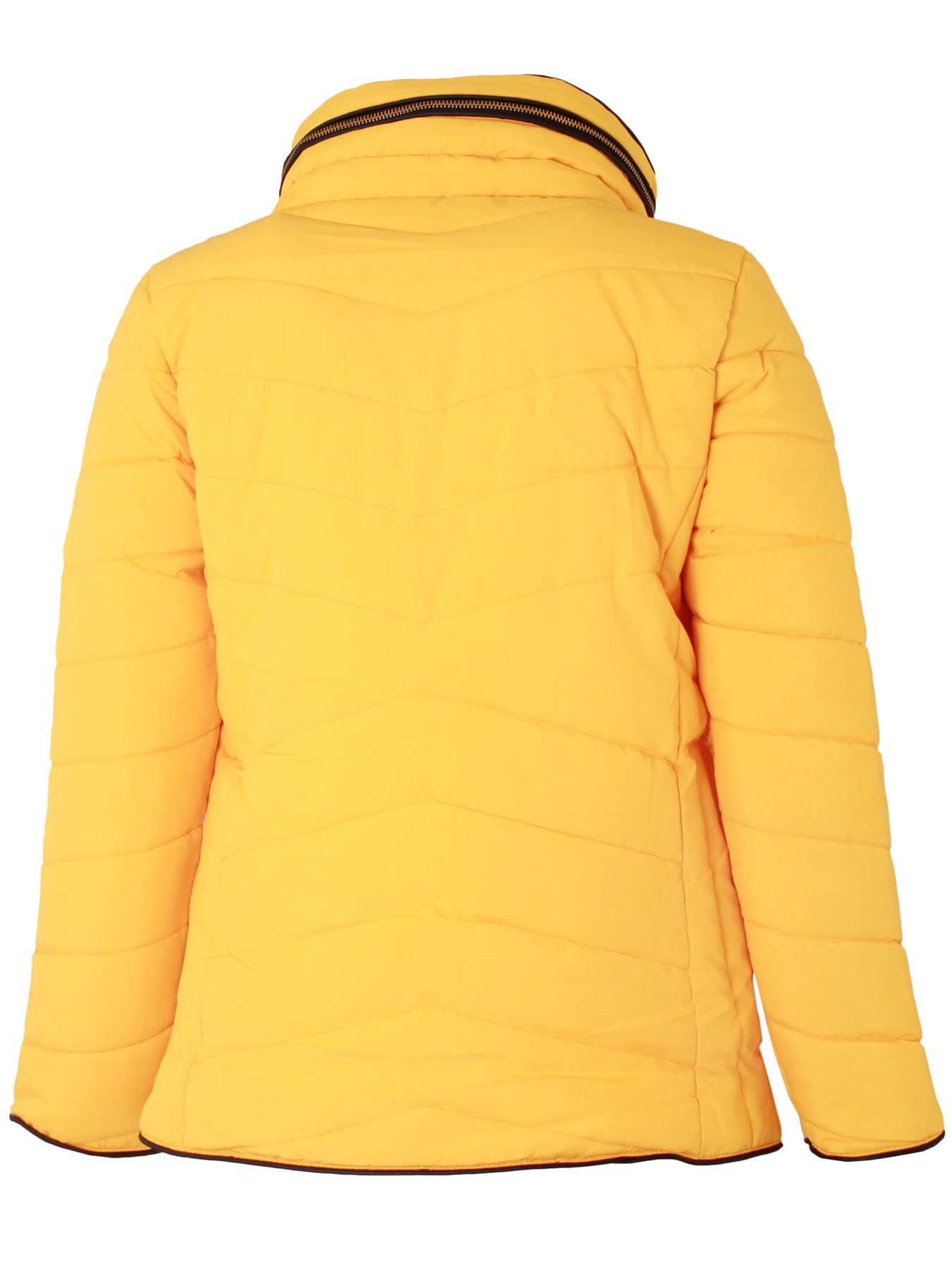 Womens Jacket Puffer Padded Bubble Faux Fur Collar Quilted Zip Warm Winter Coat