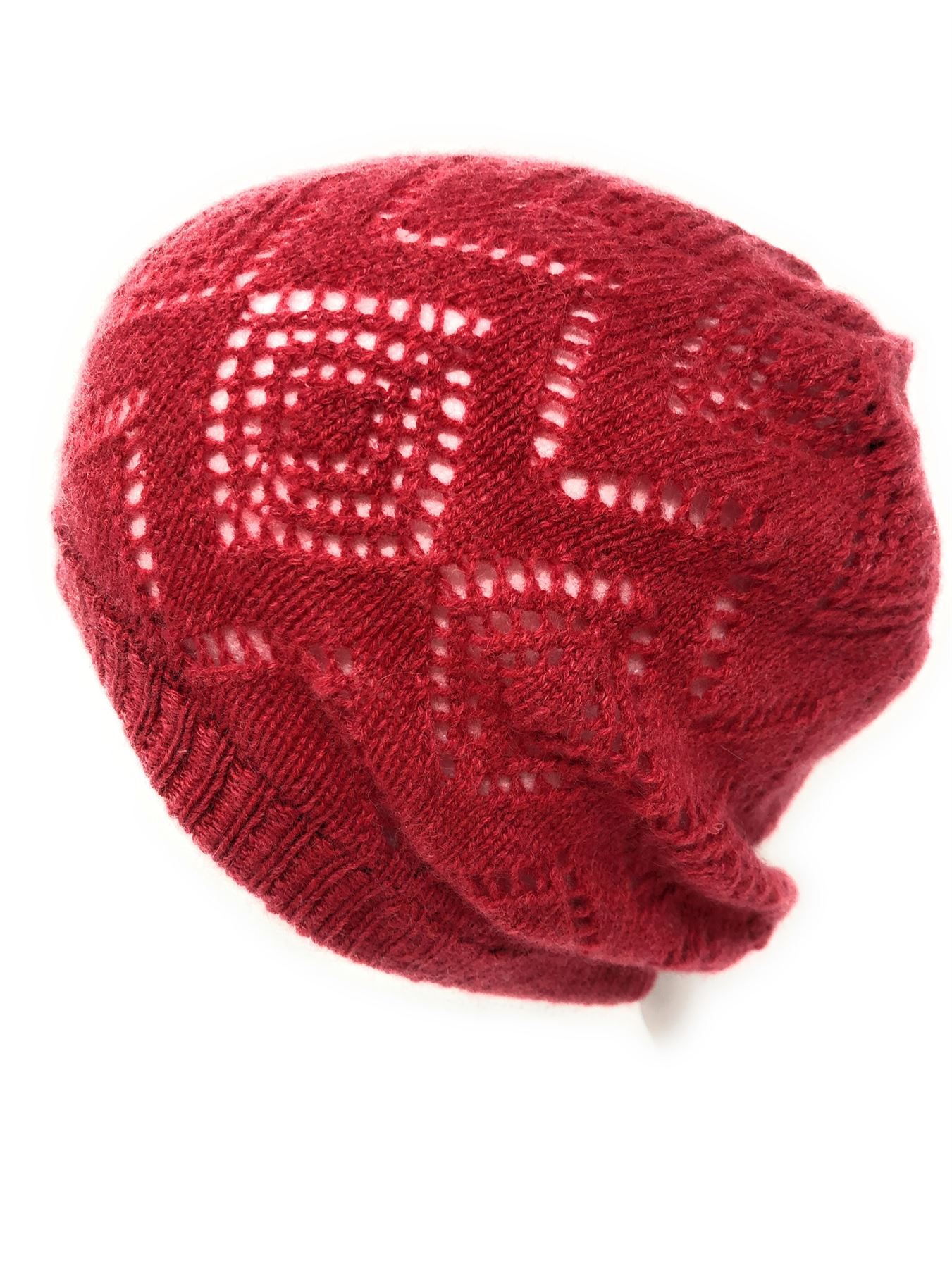 100/% cashmere Lacy Knit Femmes Bonnet-Couleurs diverses