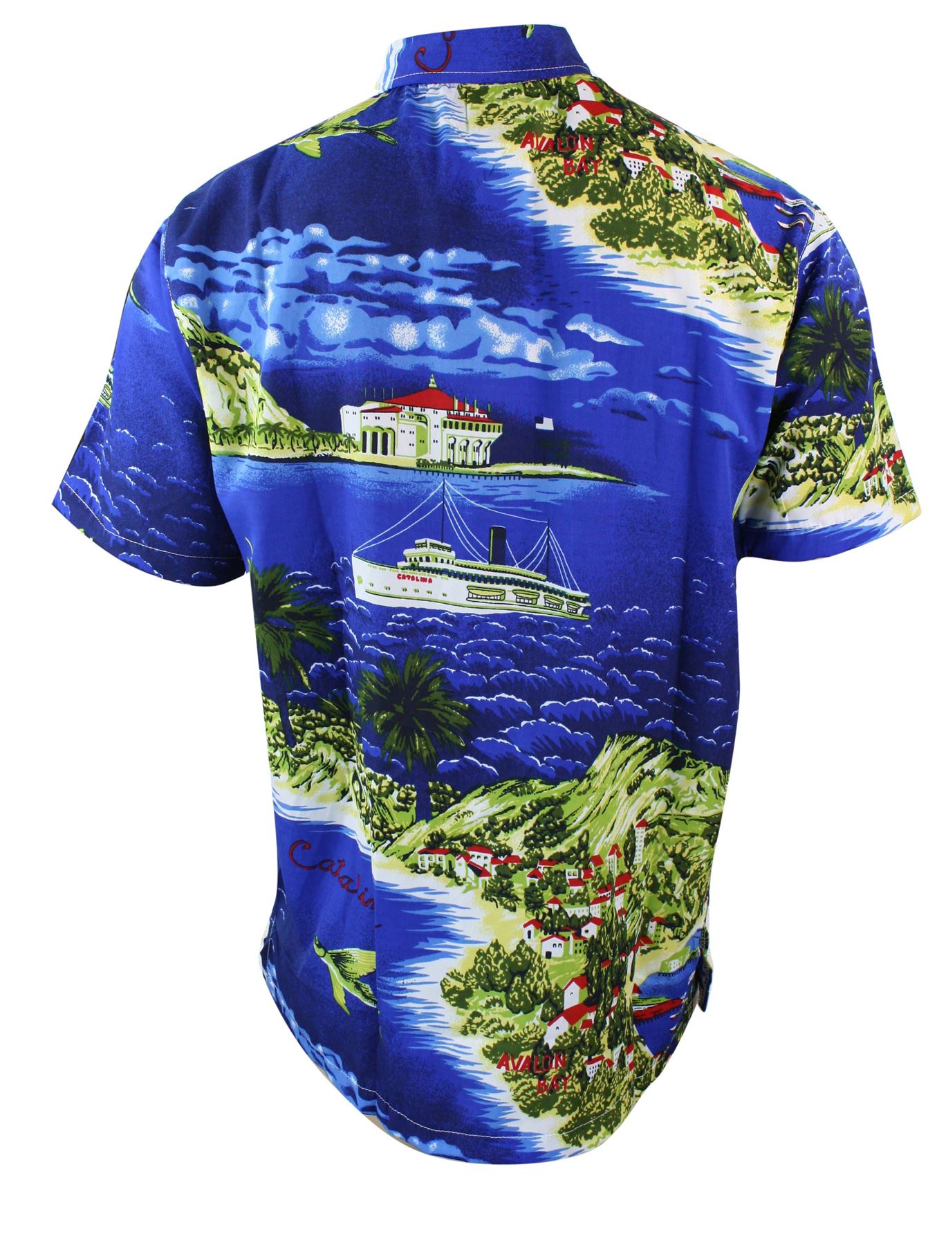 Mens Hawaiian Half Sleeve Button Shirt Hawaii Aloha Floral Beach Summer Holiday