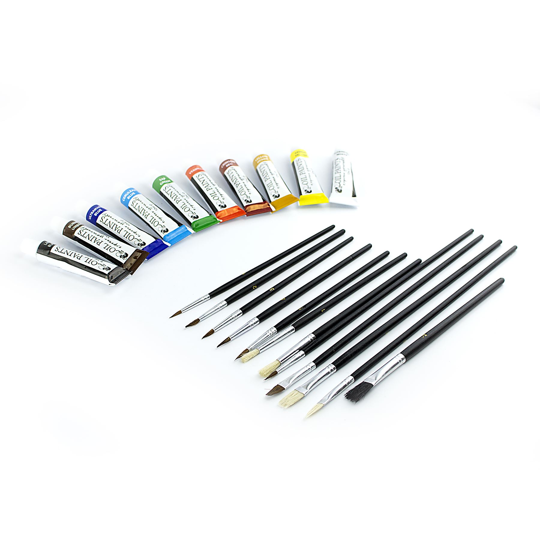 25 pcs Set 39/" Easel Acrylic Oil Watercolour Paints Brushes Wooden Palette