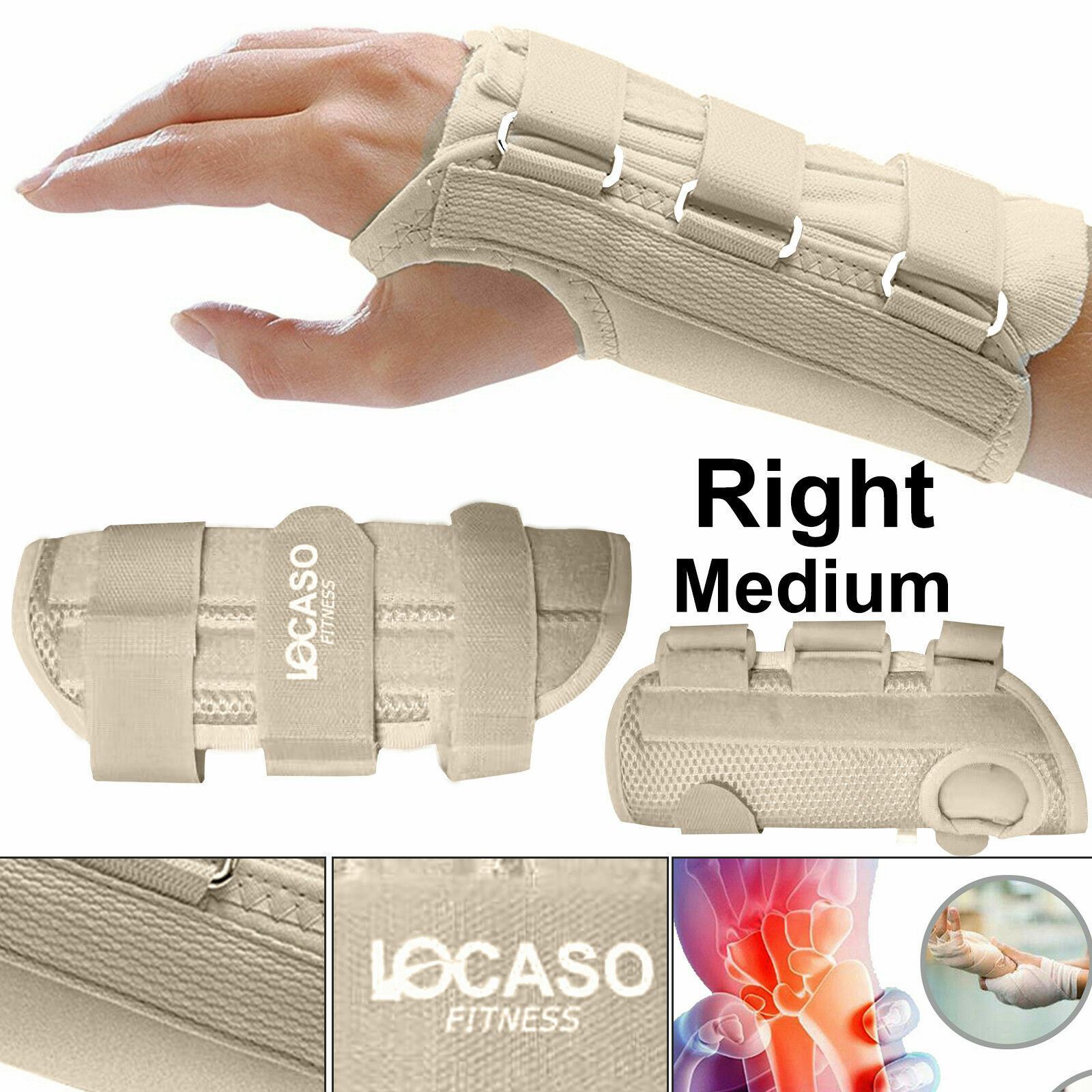 Carpal Tunnel support réglable Splint arthrite Brace