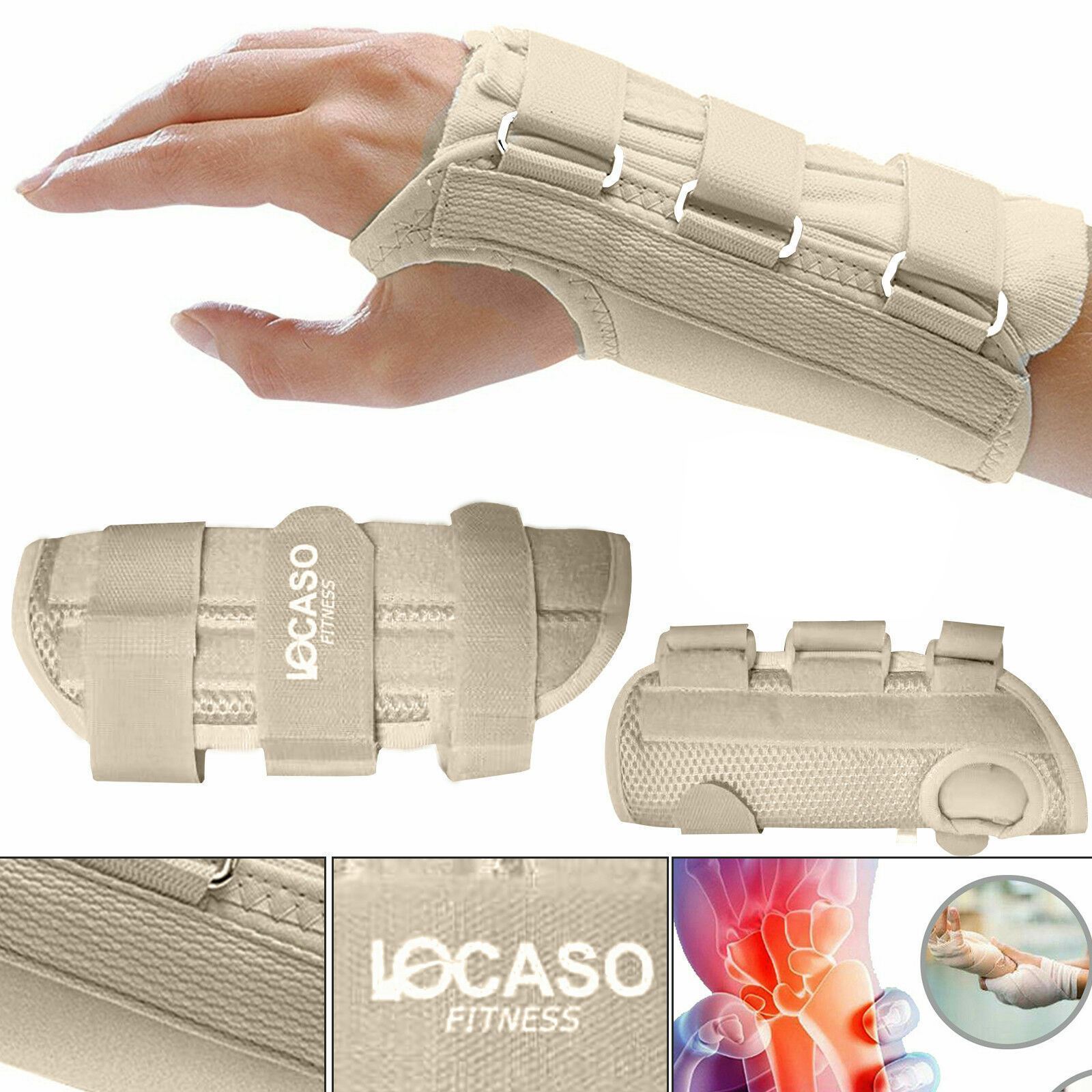 Carpal Tunnel support réglable Splint arthrite Brace
