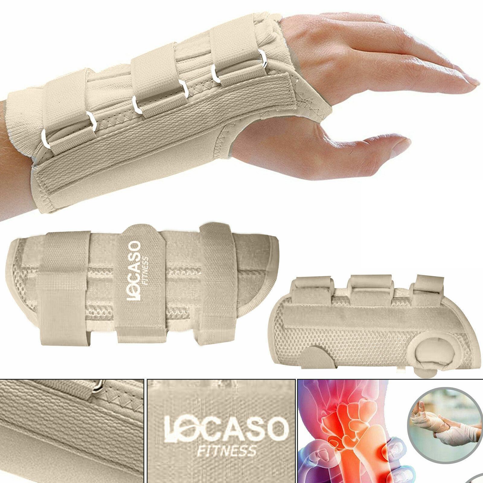 Carpal Tunnel support réglable Splint arthrite Brace