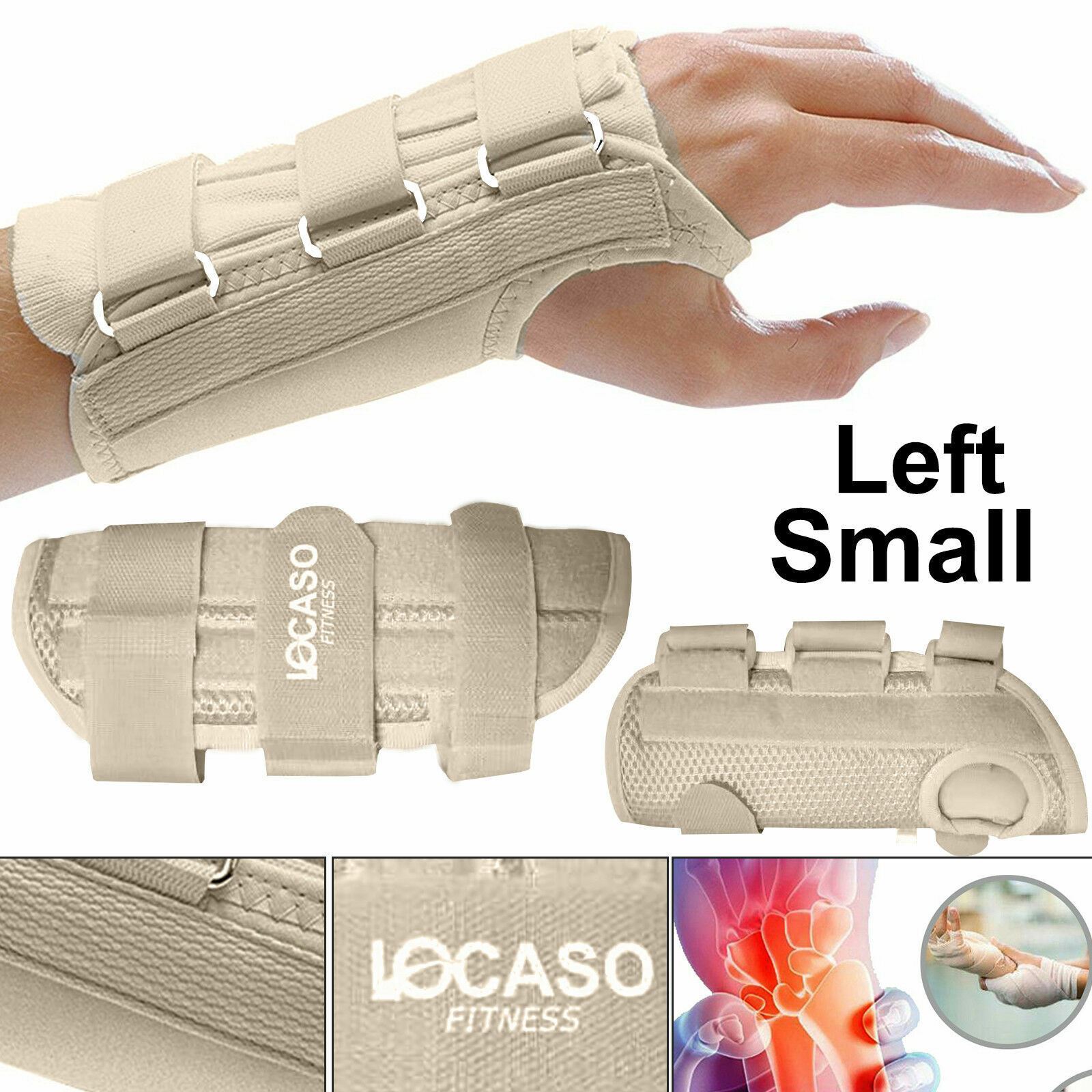 Carpal Tunnel support réglable Splint arthrite Brace