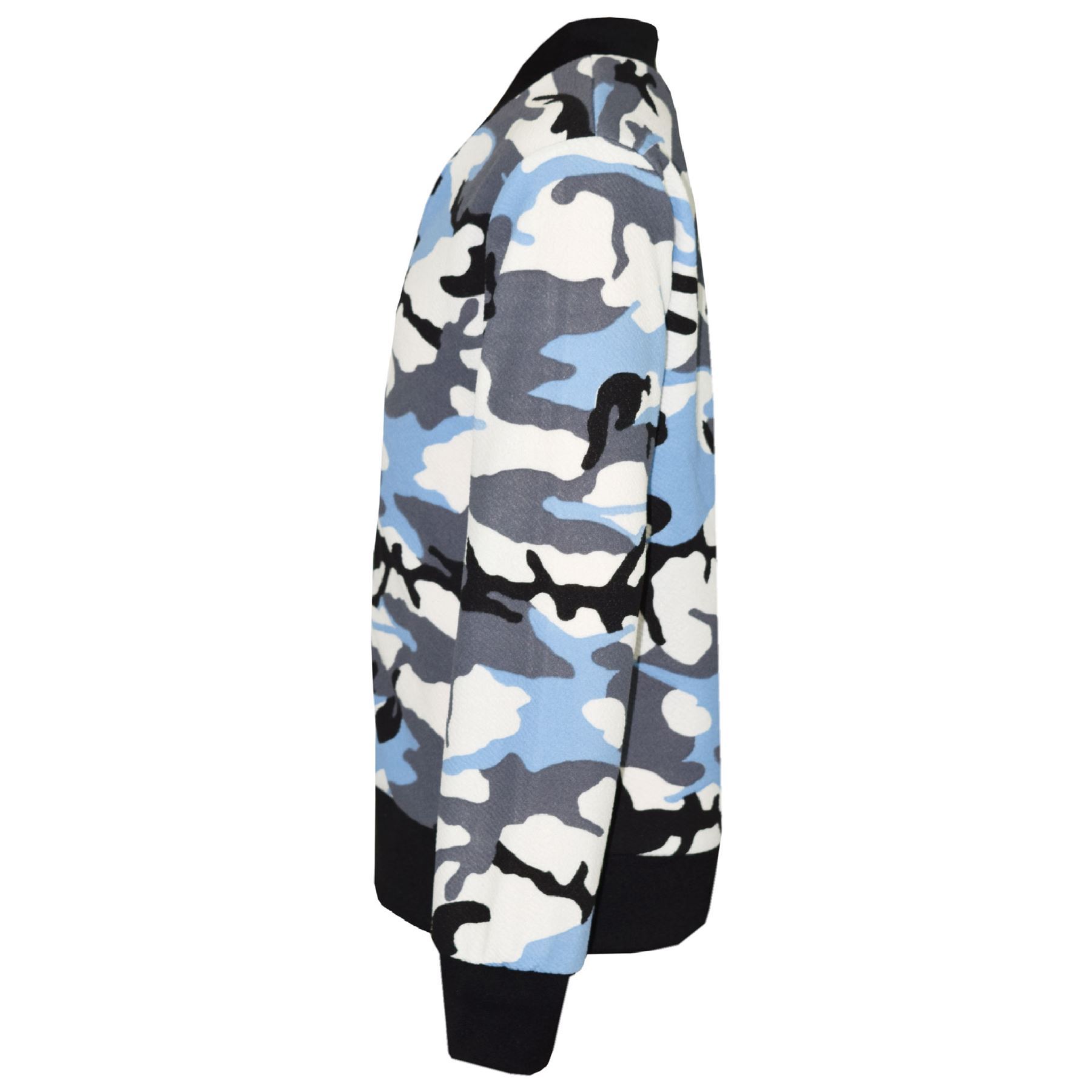 Kids Girls giacca Designer Stampa Mimetica AZZURRO Giacche Cappotto Moda 7-13Yr