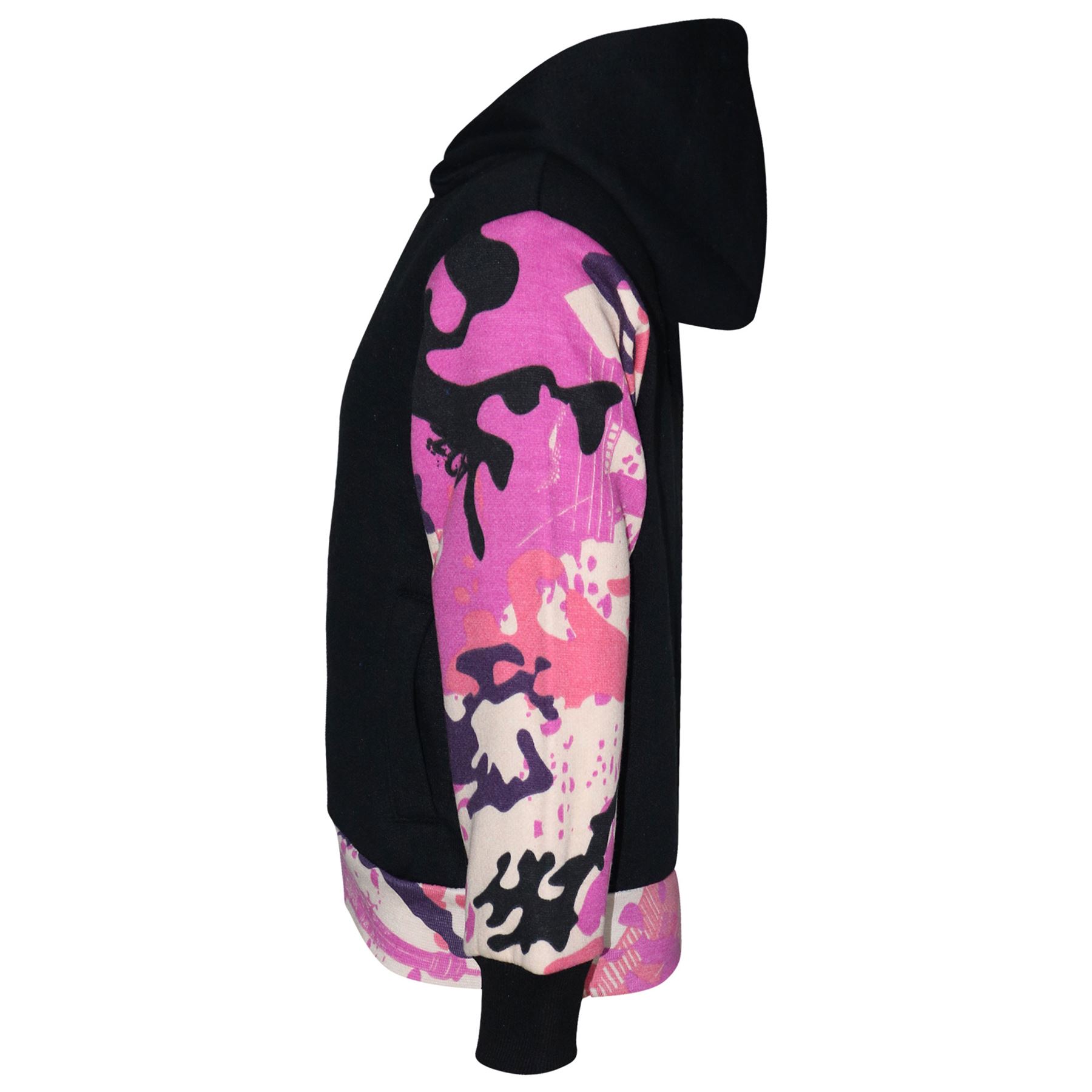 Kids Girls Tracksuit Camo Baby Pink Fleece Hooded Jogging Suit Bottom Jogger2-13