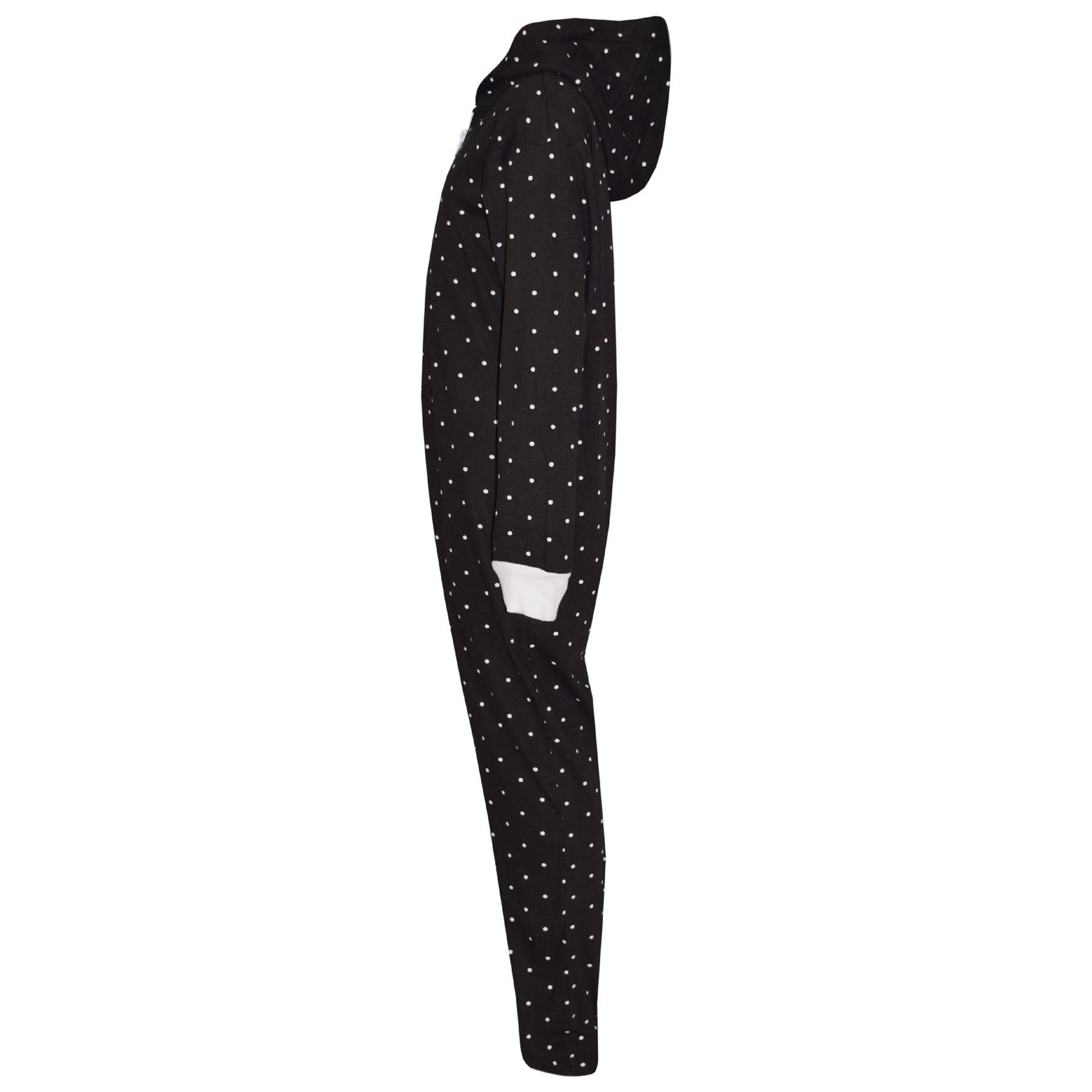 Kids Girls Boys Polka Dot Cotton A2Z Onesie One Piece Hooded Jumpsuit 2-13 Years