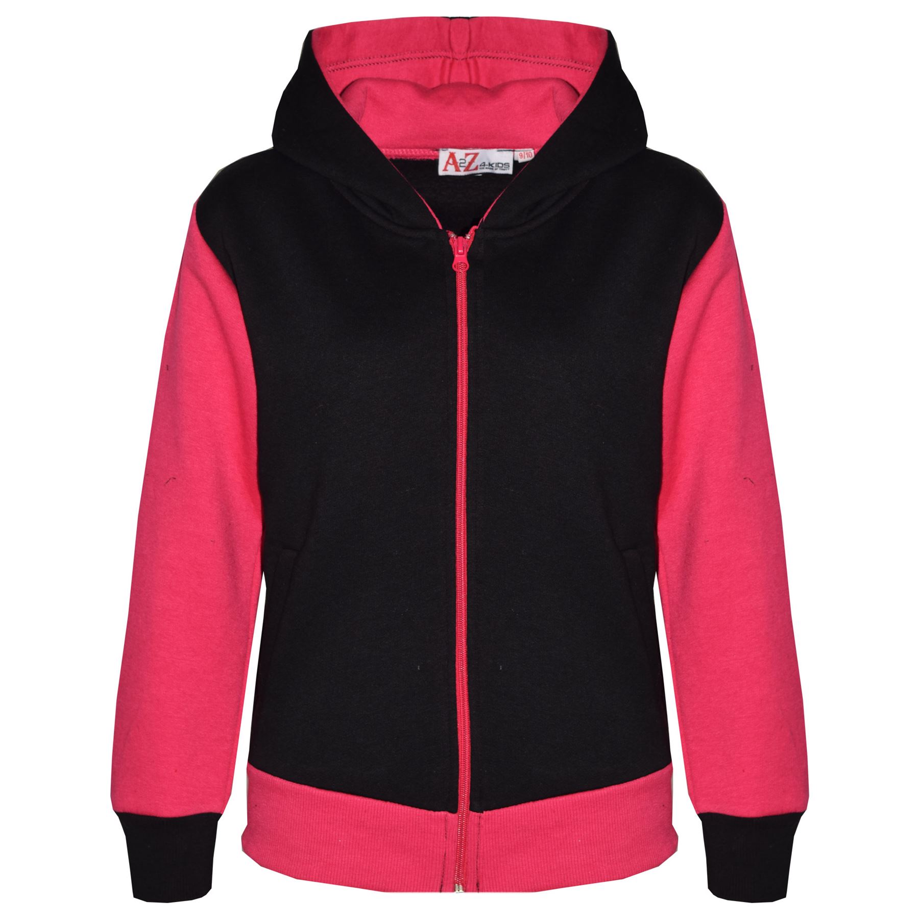 Kids Tracksuit Girls Boys Fleece Hooded Hoodie Bottom Jogging Suit Jogger 2-13Yr