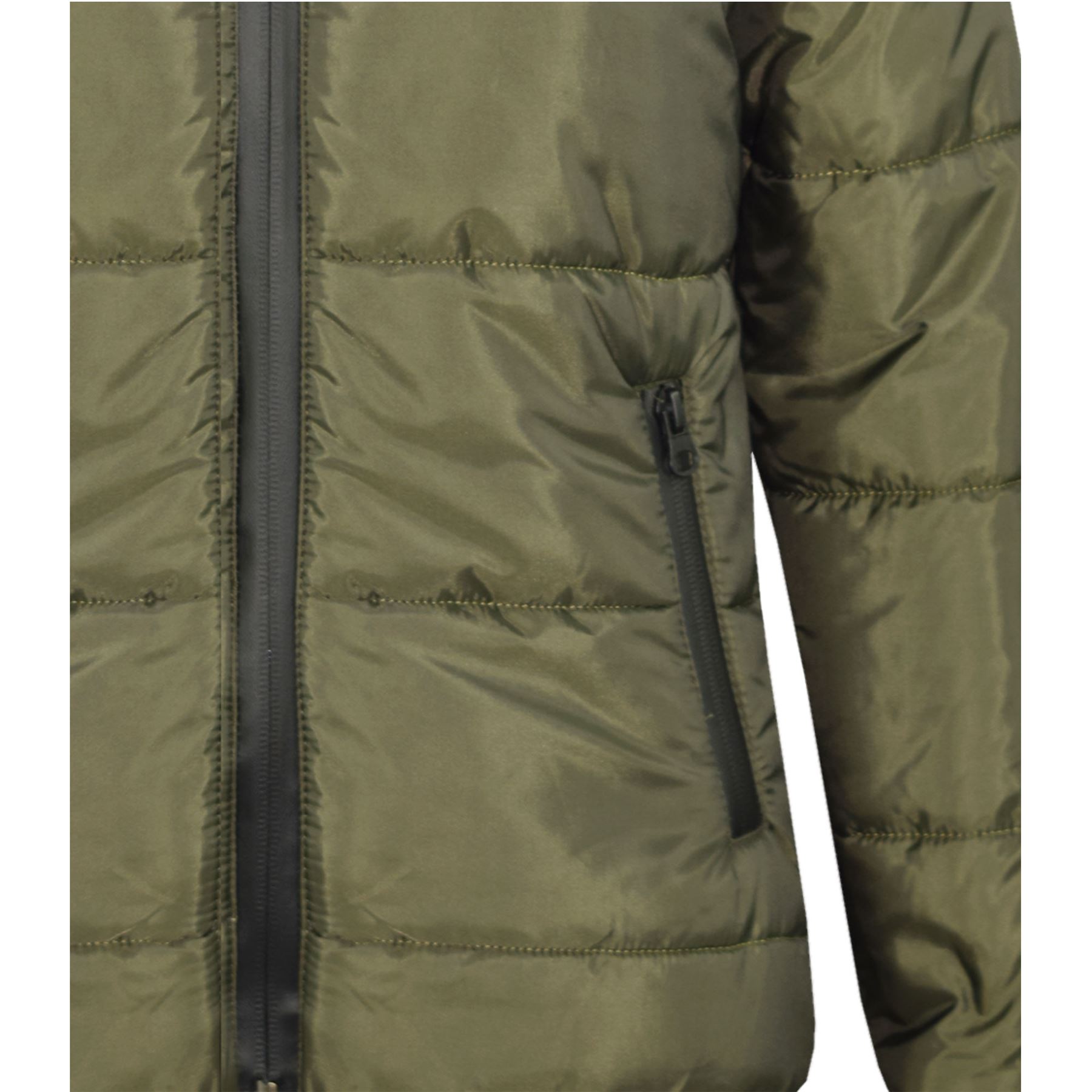 Enfants Veste Garçons Filles Rembourré Gilet Bulle zippé à capuche chaud épais Manteaux 3-13Y