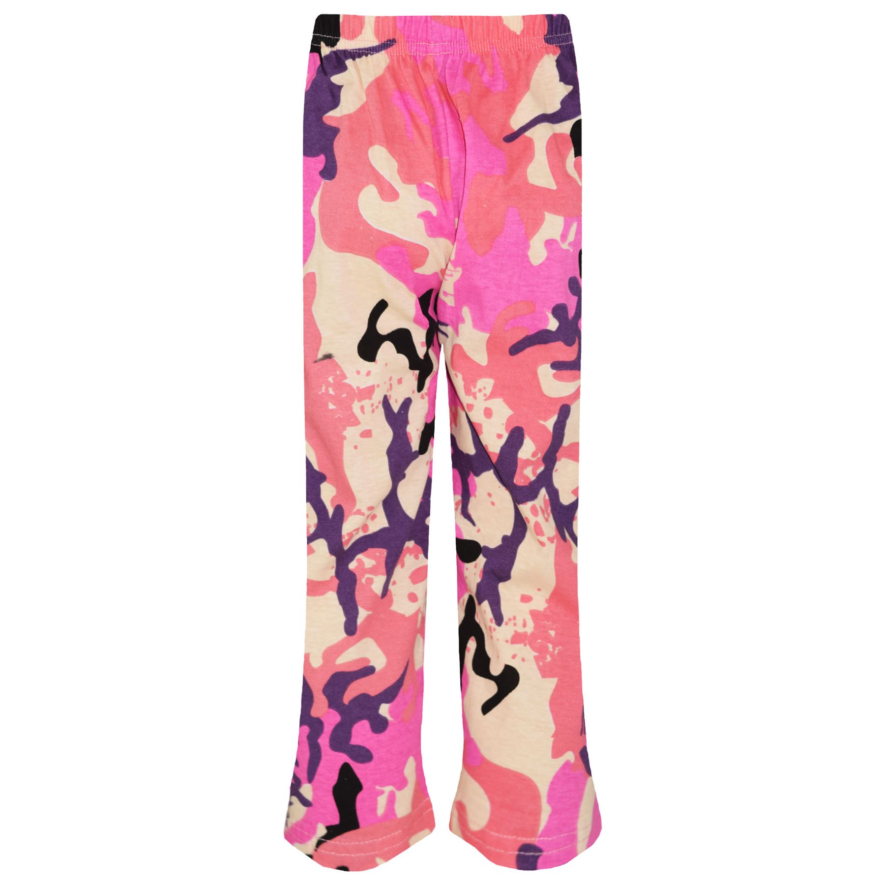Kids Girls Boys PJs Plain Color Stylish Color Cotrast Pajamas Set Age 5-13 Years