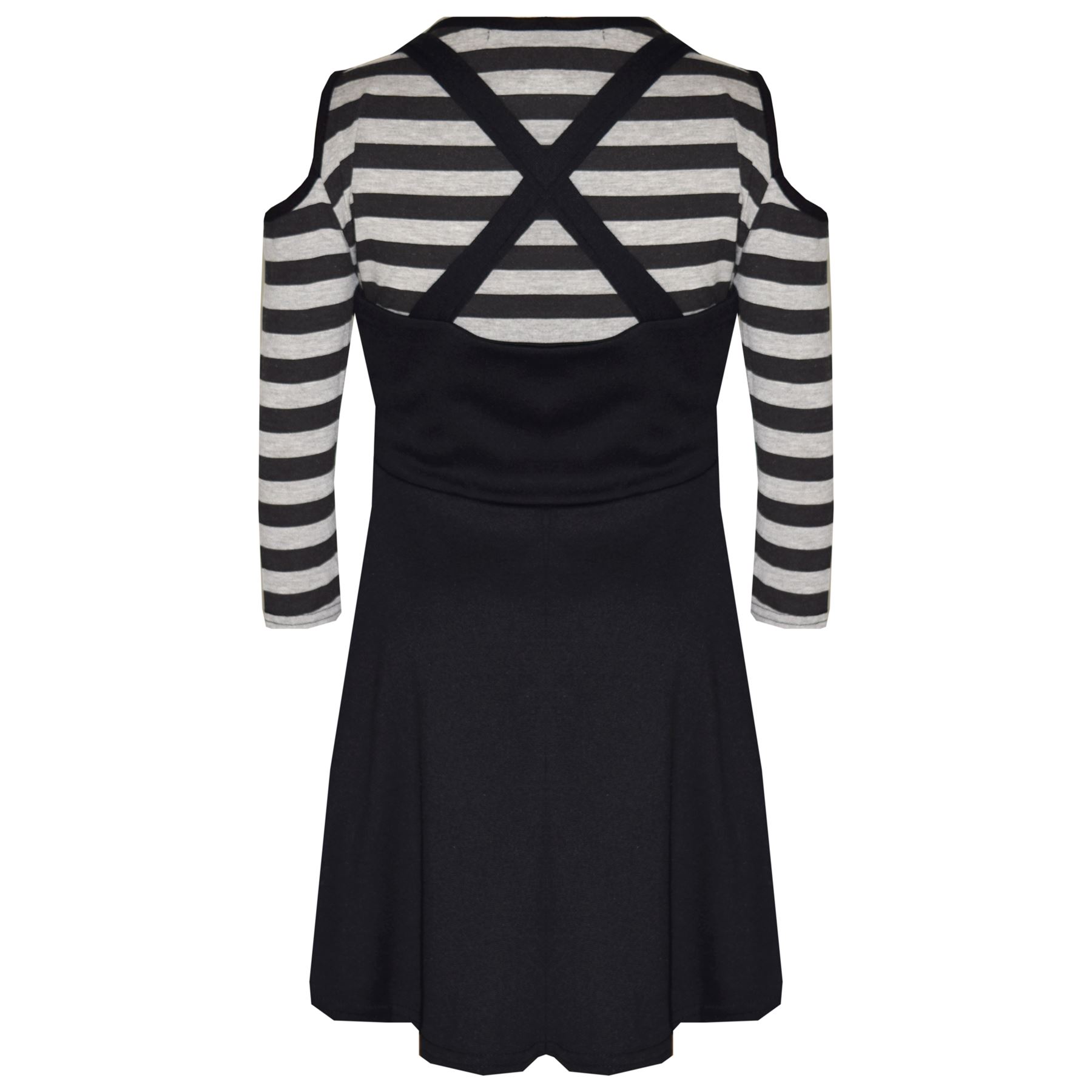 Bambine Gonne Designer Grembiulino Gonna /& Taglio Sulle Spalle Stile Crop Top 7-13 ANNO