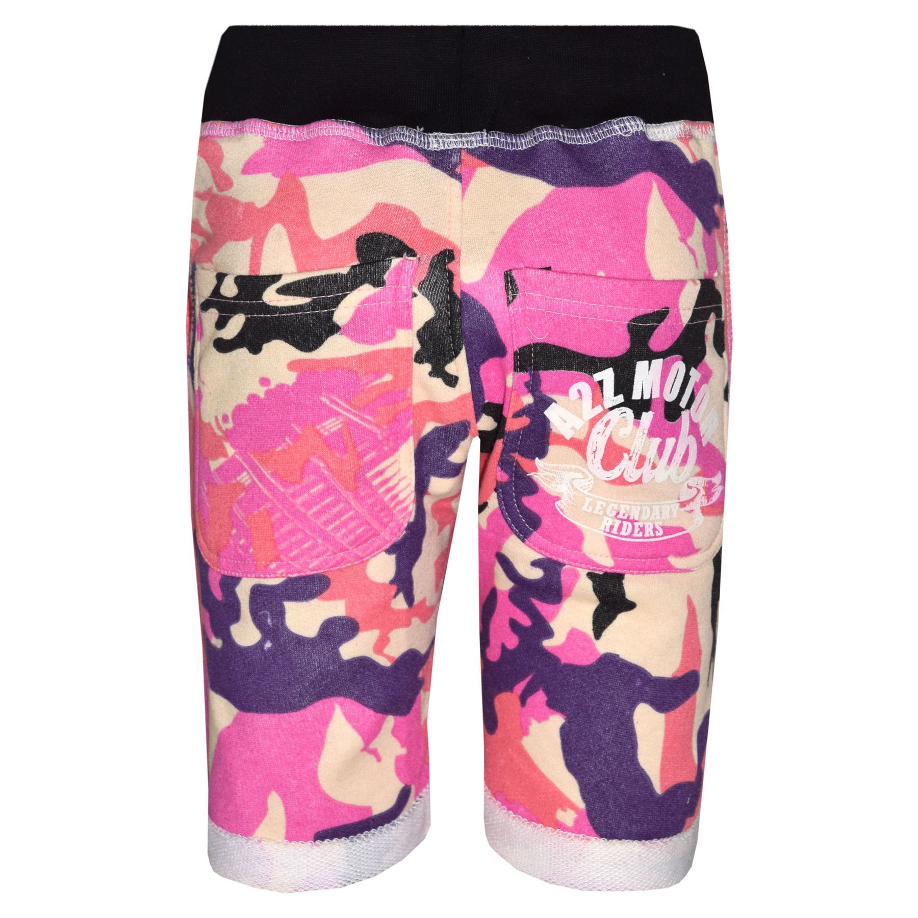 Kids Girls Boys Shorts Fleece Camouflage Chino Short Knee Length Half Pant 3-13Y