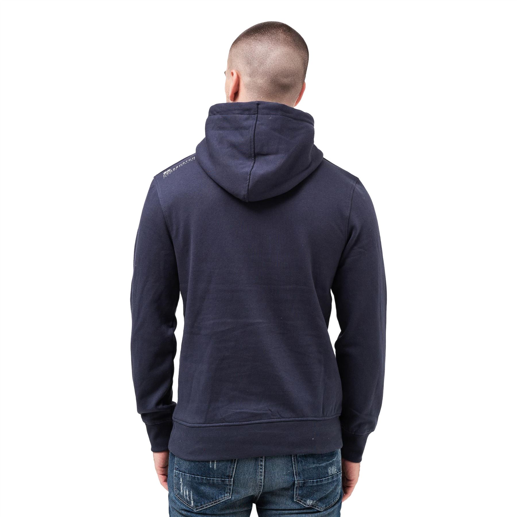 Uomo Felpa con cappuccio Con cappuccio Maglione Top crosshatchsweatshirt Pullover flatleys
