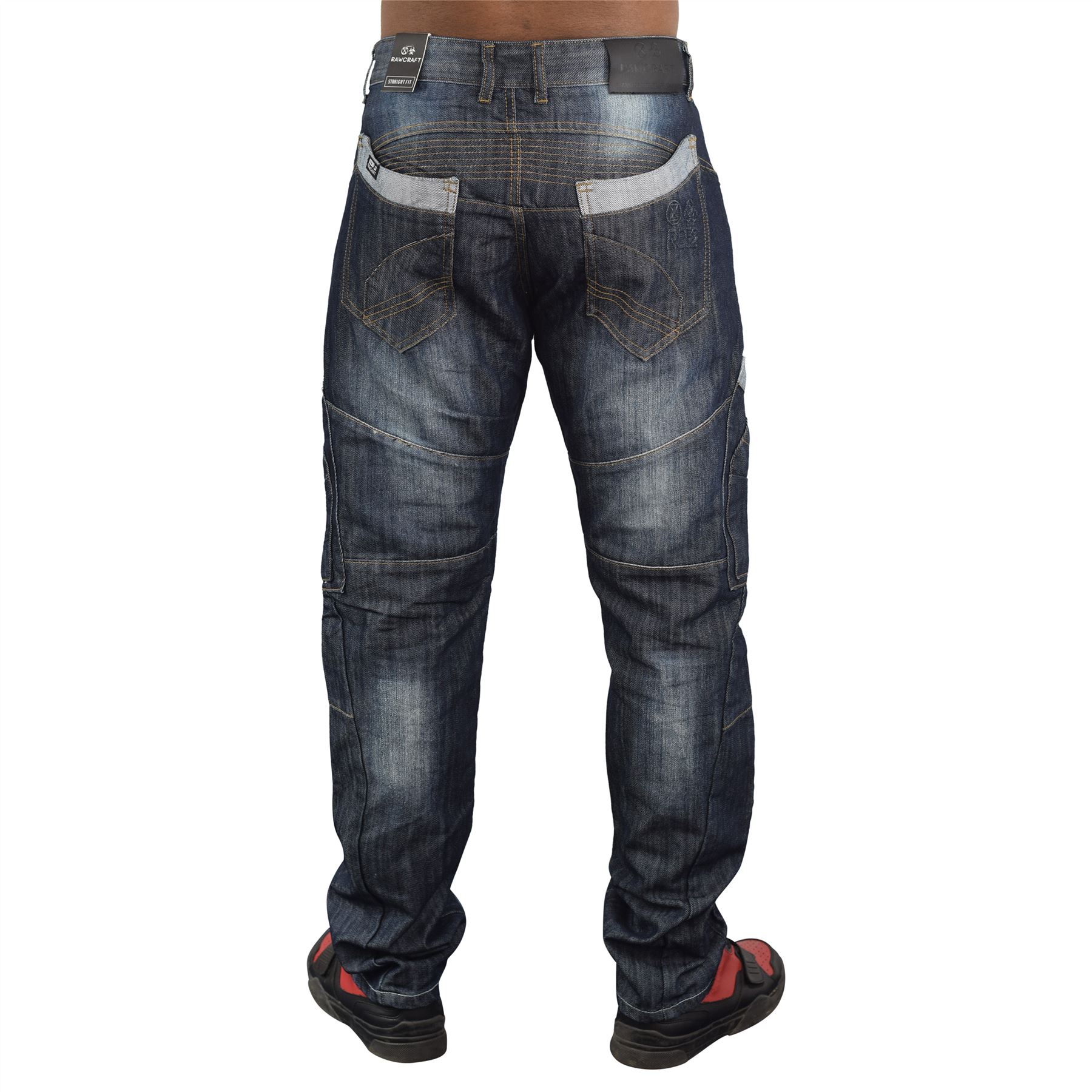 Mens Jeans Rawcraft Cargo Combat Denim Pants Hummer quality Jeans