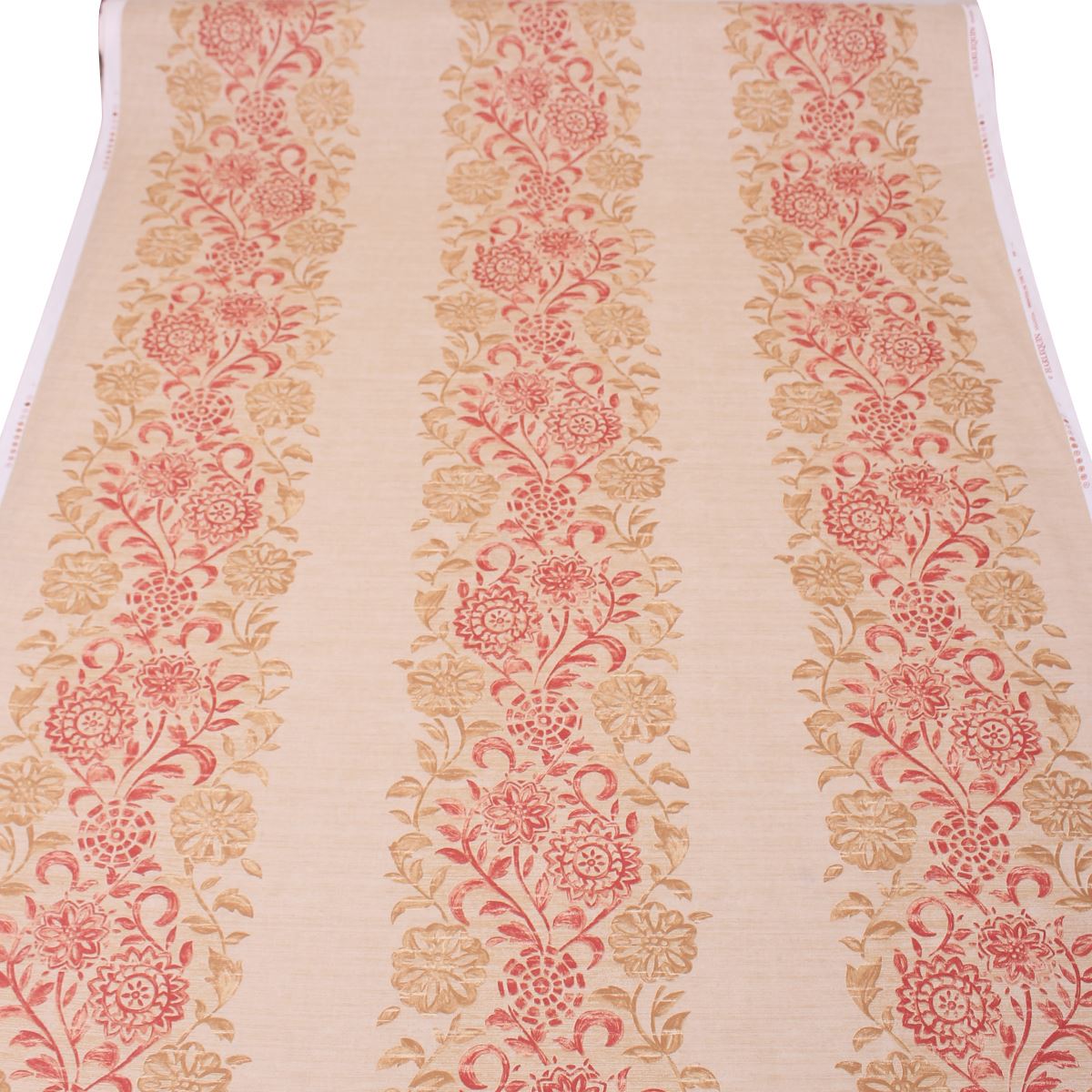 Harlquin Ananda Floral Tela De Cortina Tapicería terracota a Rayas Runner