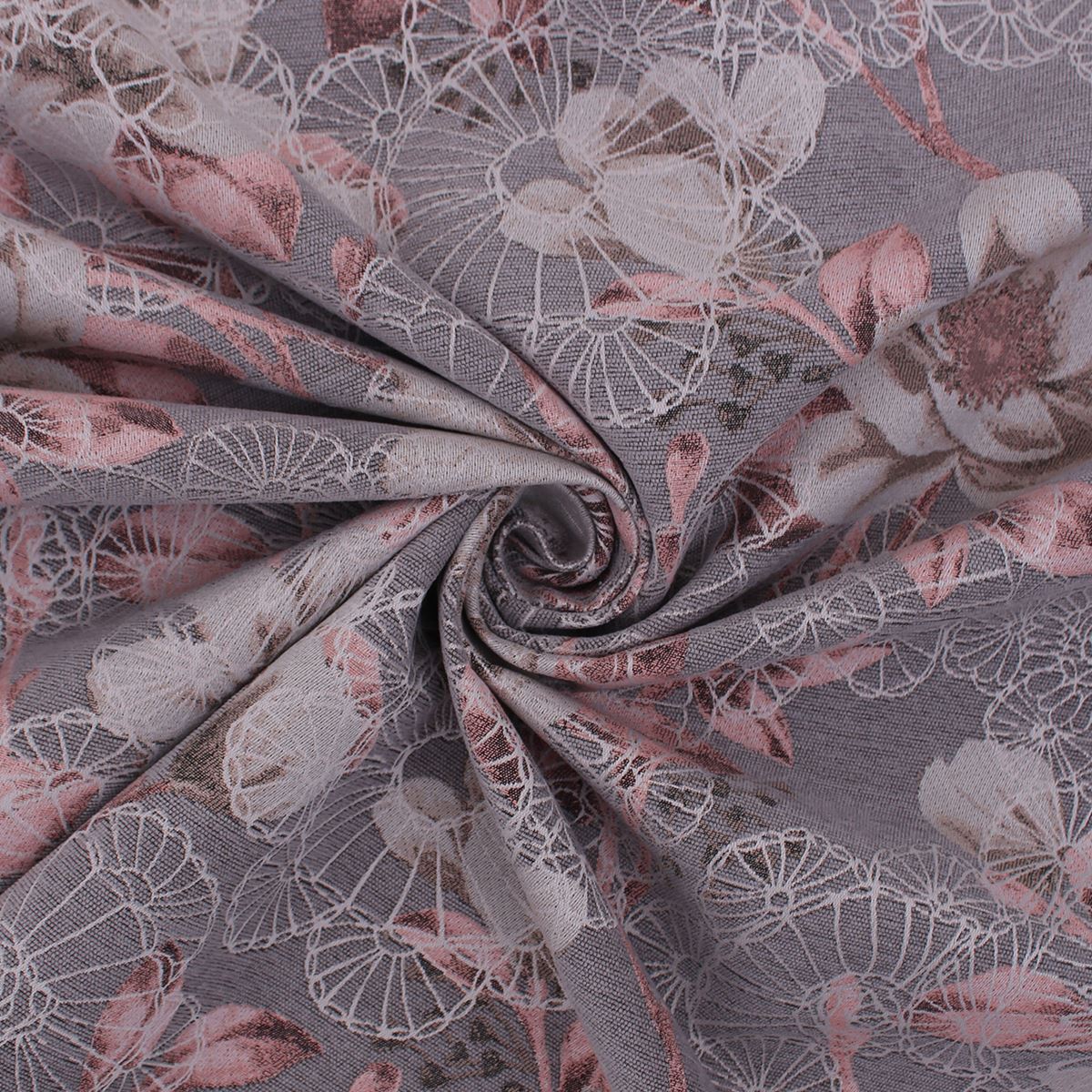Quentin Tejido Jacquard Grandes Chenille Floral Rosa Bordado Tela de tapicería