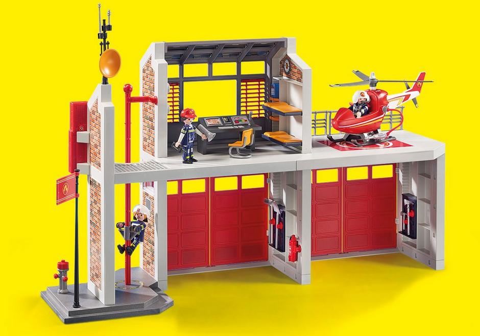 Playmobil City Action Fire Department Fire Station Truck /& More Engine