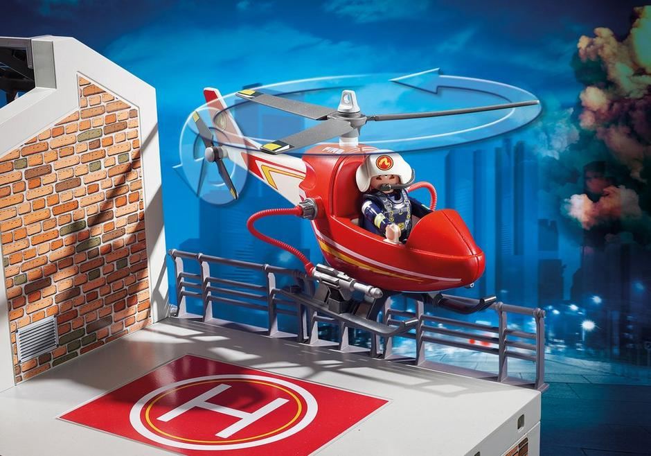 Playmobil City Action Fire Department Fire Station Truck /& More Engine