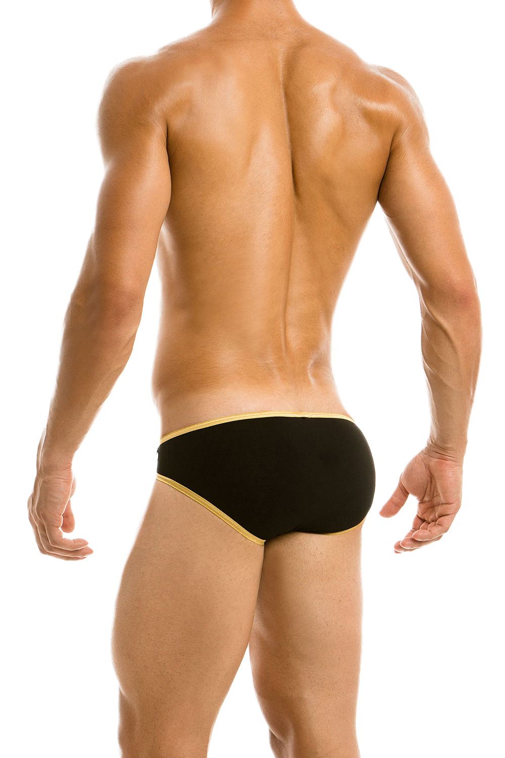 Modus Vivendi Men/'s Hand Crafted Archaic Brief Gold Trimmed Bikini Slip Undies