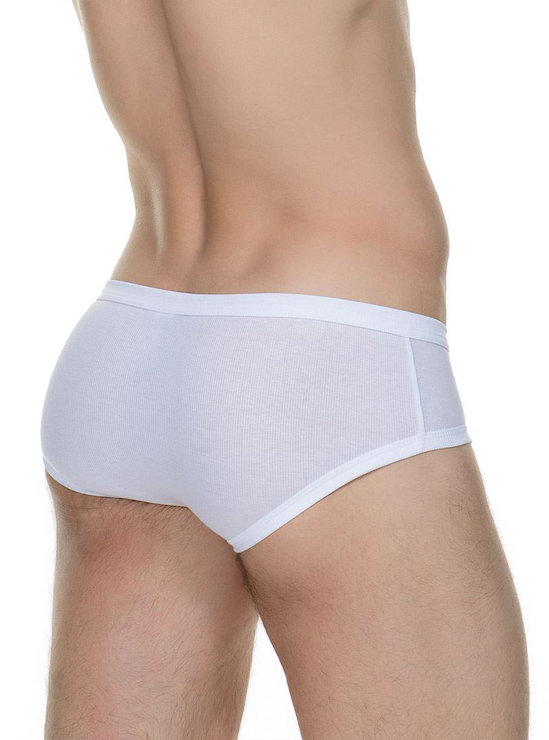 Bruno Banani Mens Cotton Line Retro Brief Ribbed Underwear SALE RRP £21