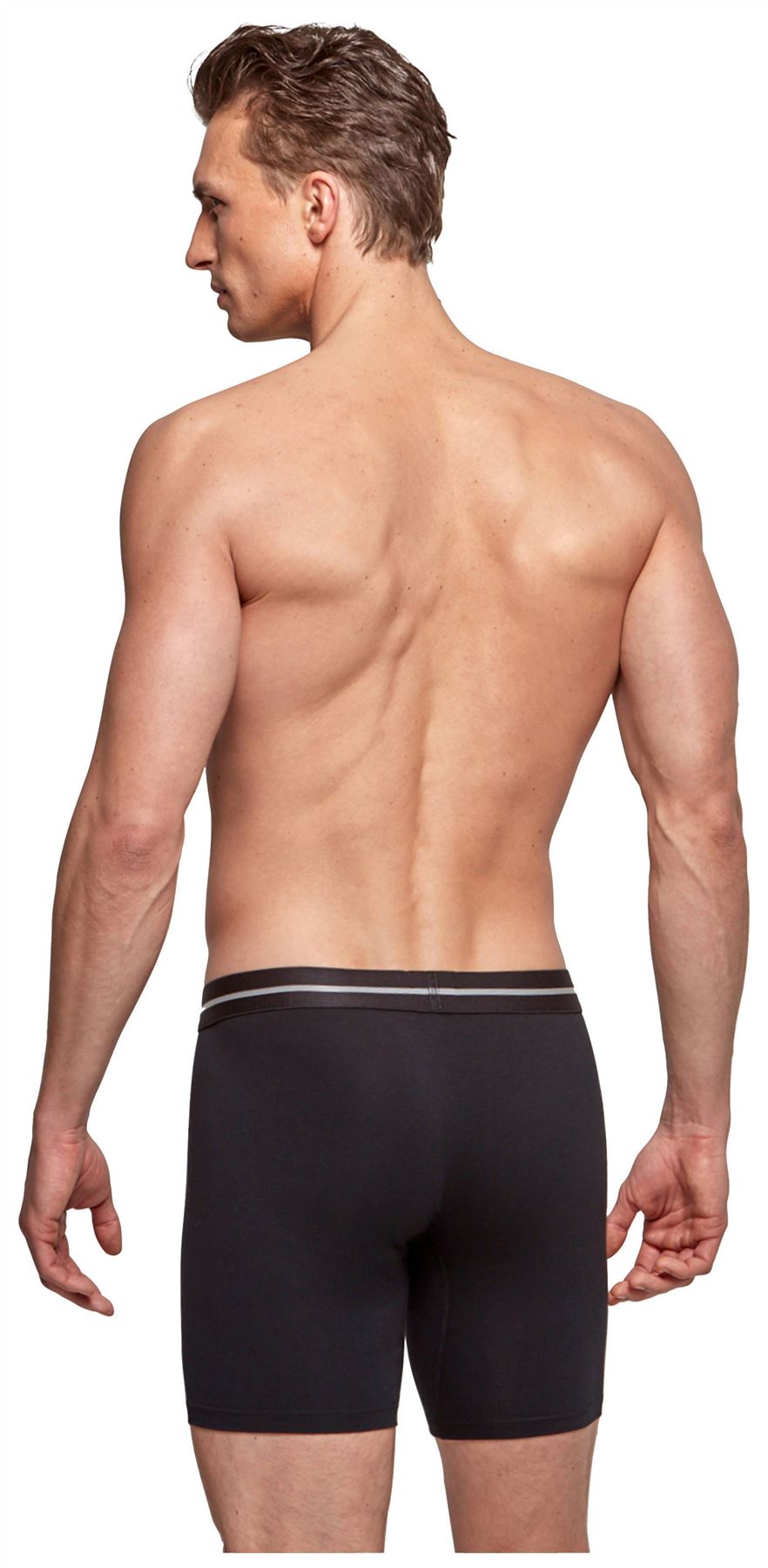 Impetus Cotton Stretch Long Boxer mens underwear short longer leg sporty trunk