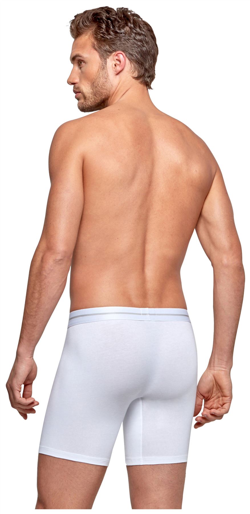 Impetus Cotton Stretch Long Boxer mens underwear short longer leg sporty trunk