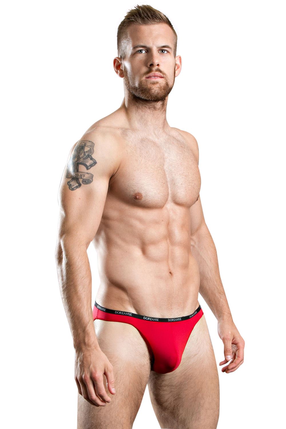 Doreanse Men 1395 Aire Micro Brief Bikini Feather Light Slip Pants Tanga Lowrise