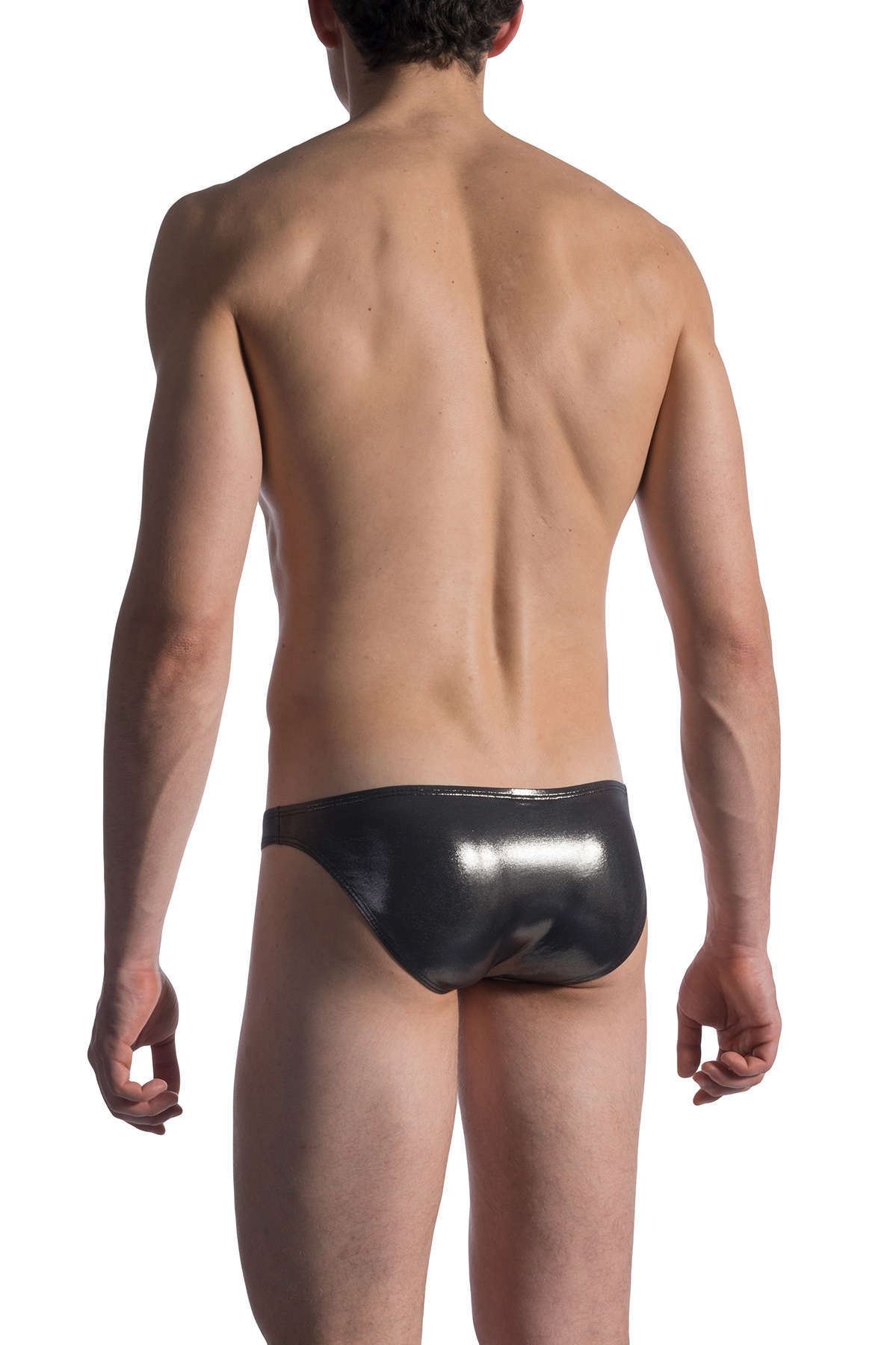 MANSTORE MEN/'S M810 Micro Slip Bikini Intimo sottili ai lati Oro Nero Slip