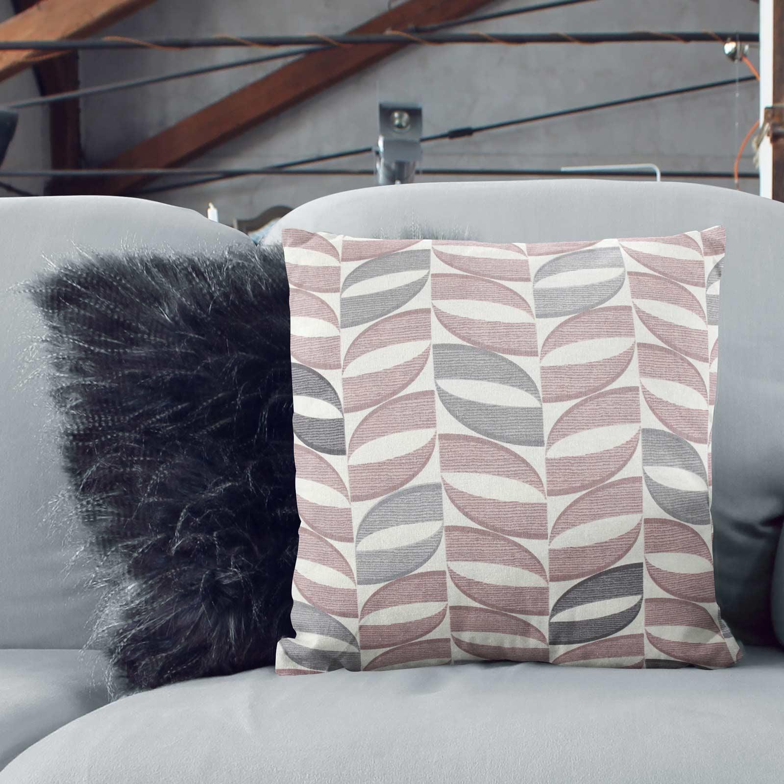 Copeland Cushion Cover Modern Geometric Printed Cotton Covers 17/" x 17/"