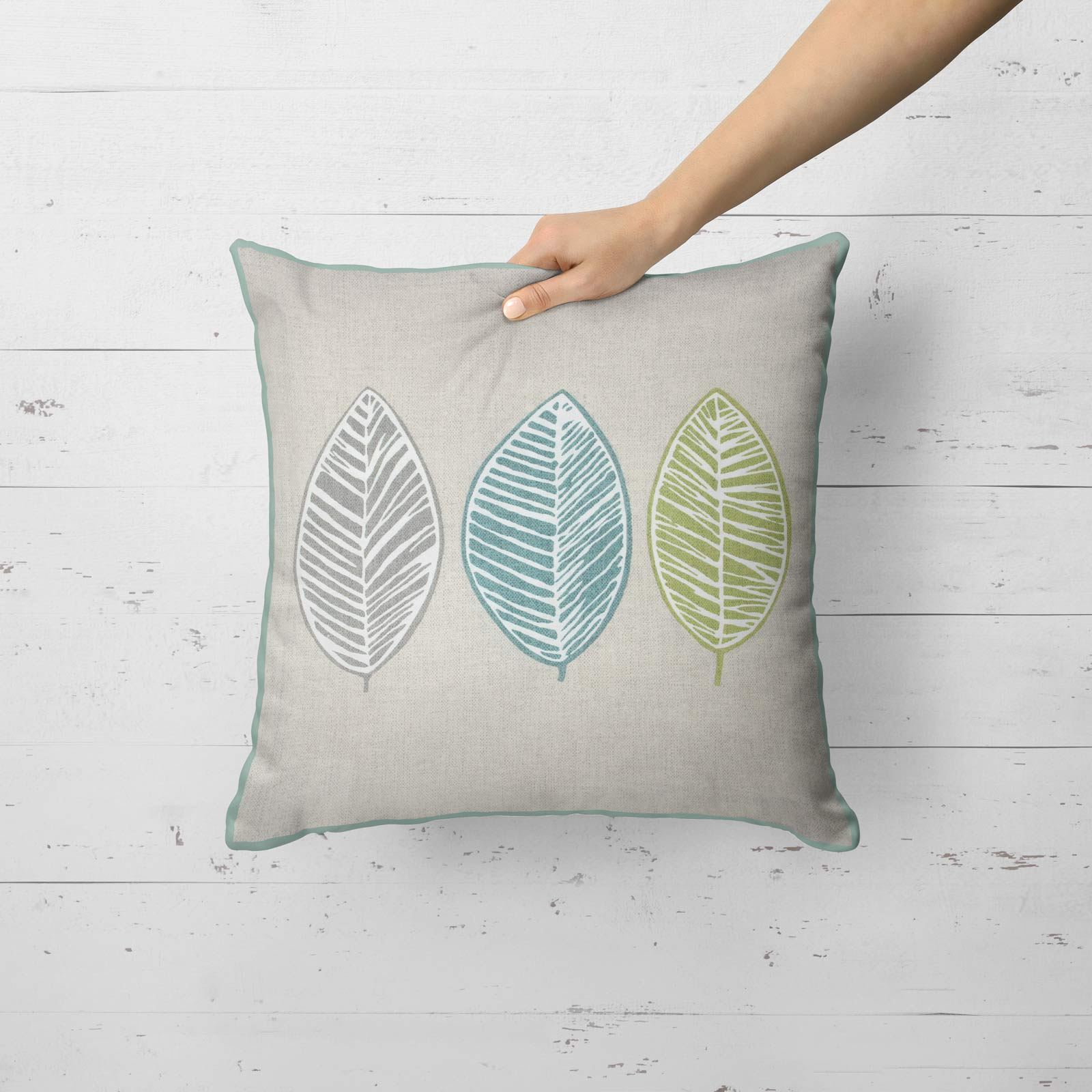 18/" Cover 43cm 45cm Cushions Blue Cushion Covers Duck Egg Denim 17/"