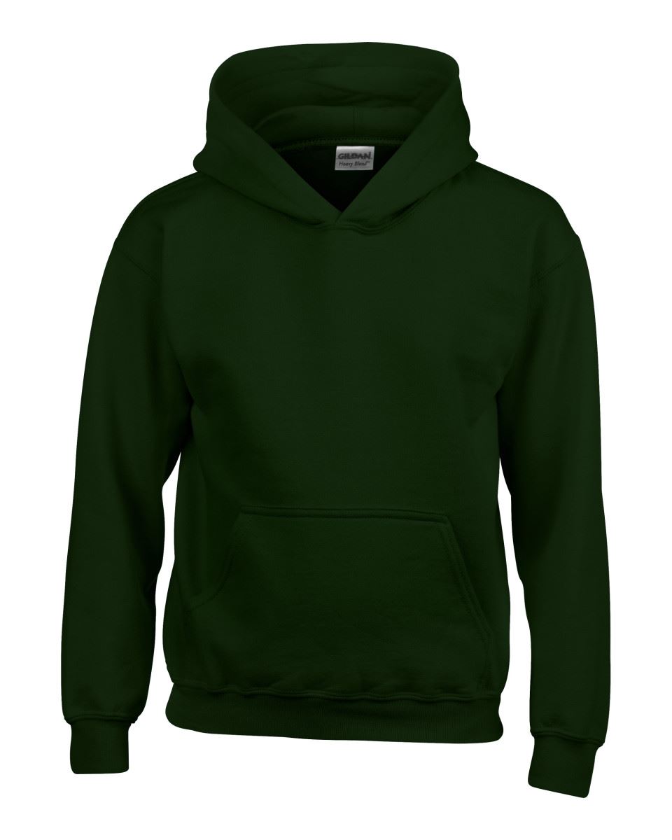 Gildan Children/'s Kids Hooded Sweatshirt Jumper Plain Pullover Sweater Hoodie