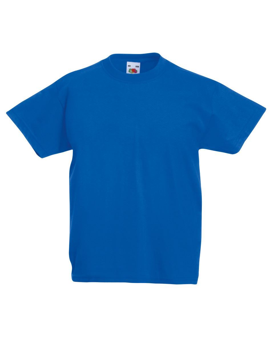 5 Pack Fruit Of The Loom KIDS T-SHIRT TEE CHILDREN BOYS GIRLS SCHOOL PE ALL AGES