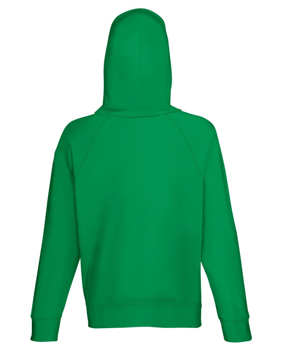 FRUIT OF THE LOOM LIGHTWEIGHT HOODED SWEAT TOP HOODIE SWEATER JUMPER