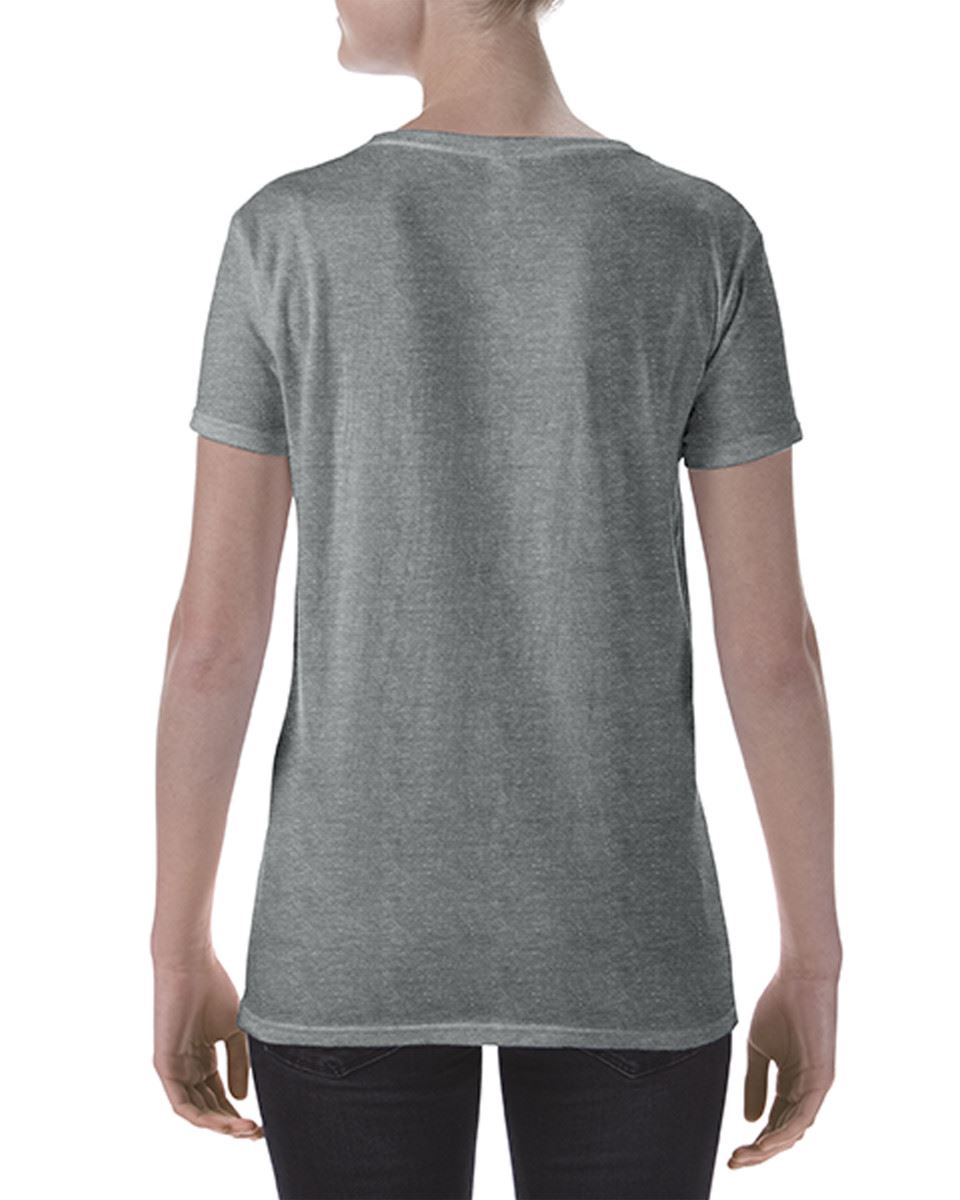 Gildan Ladies Deep Scoop Plain Crew Neck T-Shirts 100/% Cotton