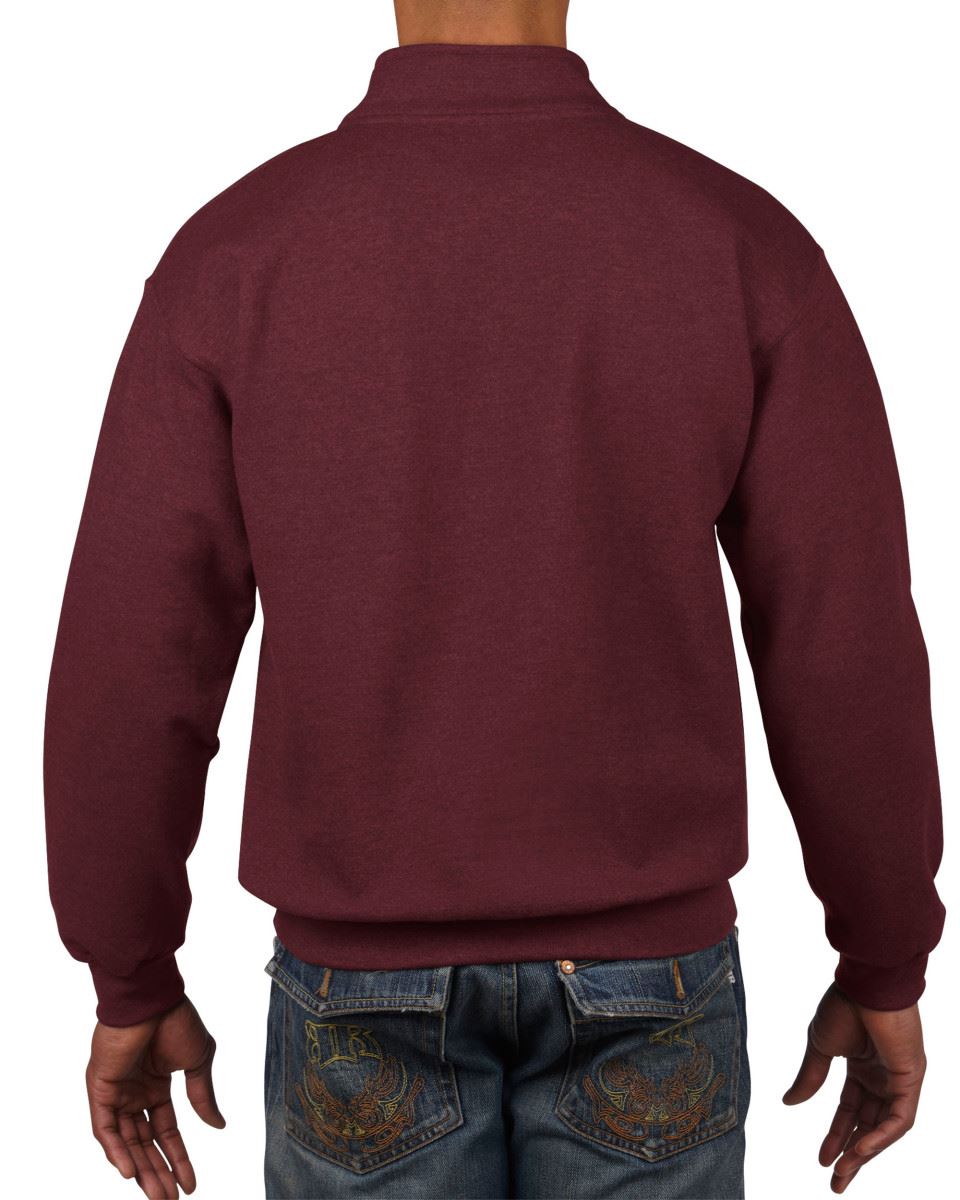 Gildan HeavyBlend Men/'s Vintage 1//4 Zip Pullover Soft Feel Sweatshirt Jumper New